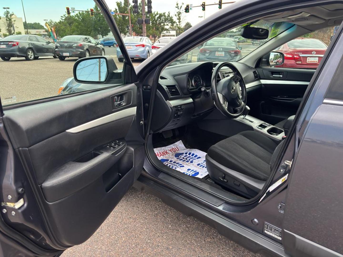 2013 GRAY Subaru Outback 2.5i Premium (4S4BRCGC3D3) with an 4 Cyl, 2.5L engine, Automatic transmission, located at 10890 W. Colfax Ave., Lakewood, CO, 80215, (303) 274-7692, 39.739914, -105.120132 - Photo#13