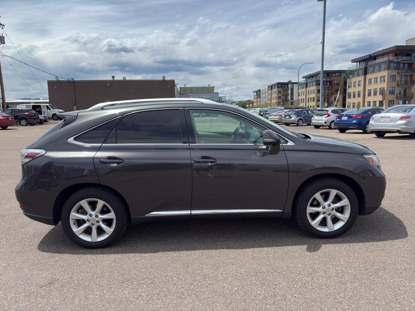 2010 GRAY Lexus RX 350 Base (2T2BK1BA1AC) with an V6, 3.5L engine, Automatic transmission, located at 10890 W. Colfax Ave., Lakewood, CO, 80215, (303) 274-7692, 39.739914, -105.120132 - Photo#3