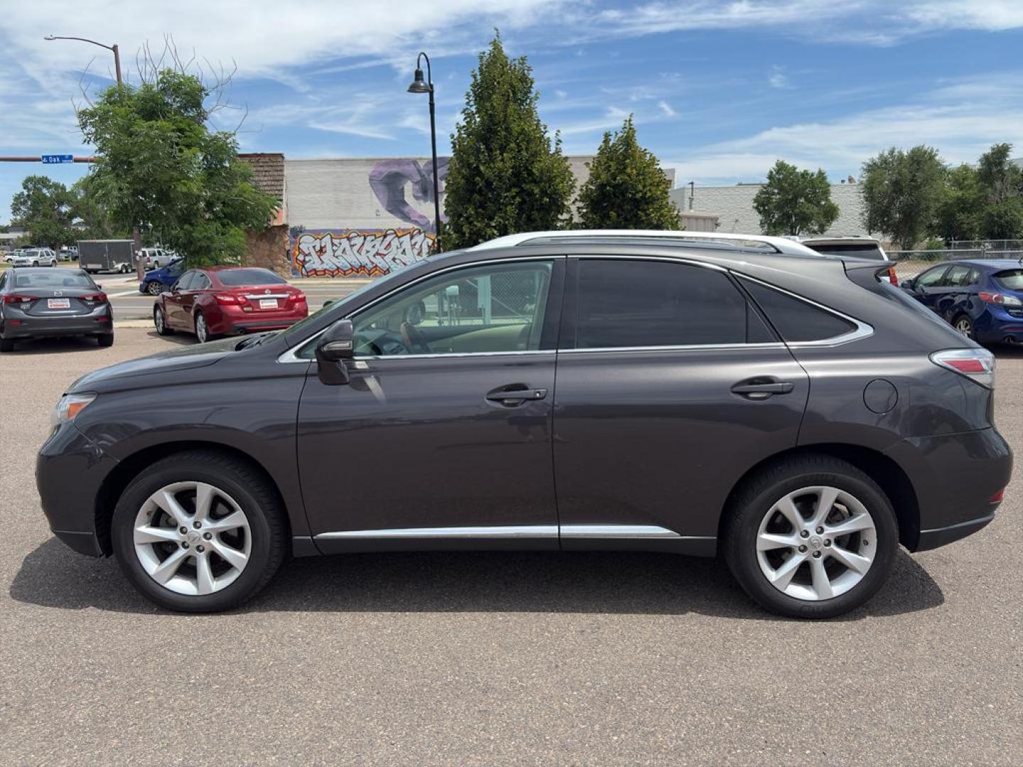 2010 GRAY Lexus RX 350 Base (2T2BK1BA1AC) with an V6, 3.5L engine, Automatic transmission, located at 10890 W. Colfax Ave., Lakewood, CO, 80215, (303) 274-7692, 39.739914, -105.120132 - Photo#7