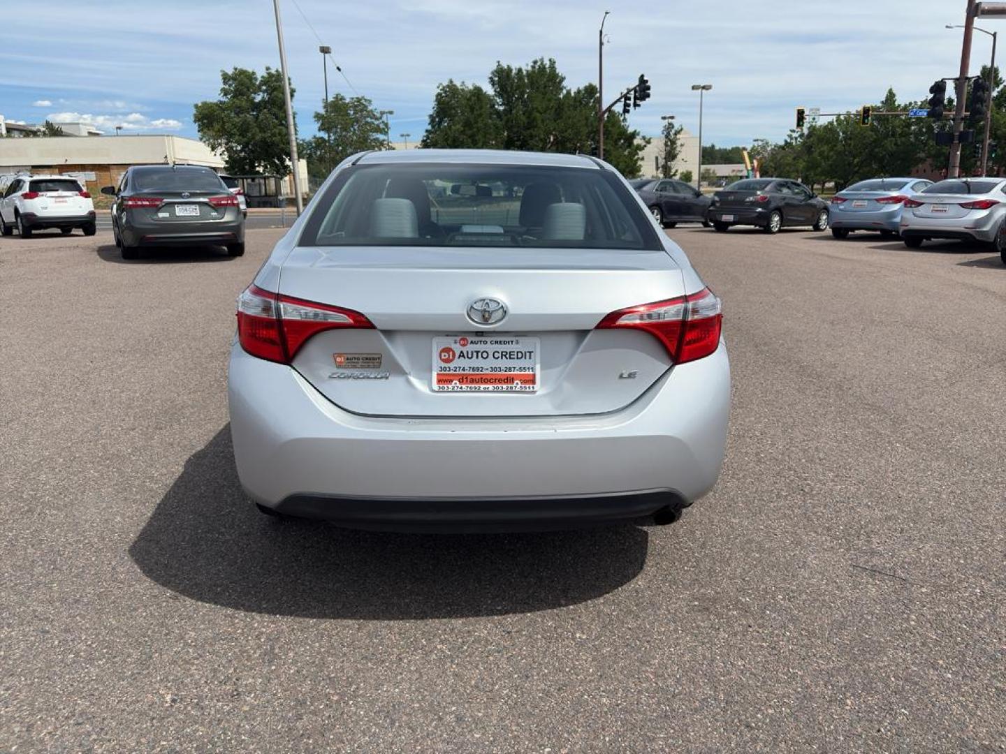 2015 SILVER Toyota Corolla L 4-SPEED AT (5YFBURHE1FP) with an 4 Cyl, 1.8L engine, Automatic transmission, located at 10890 W. Colfax Ave., Lakewood, CO, 80215, (303) 274-7692, 39.739914, -105.120132 - Photo#5