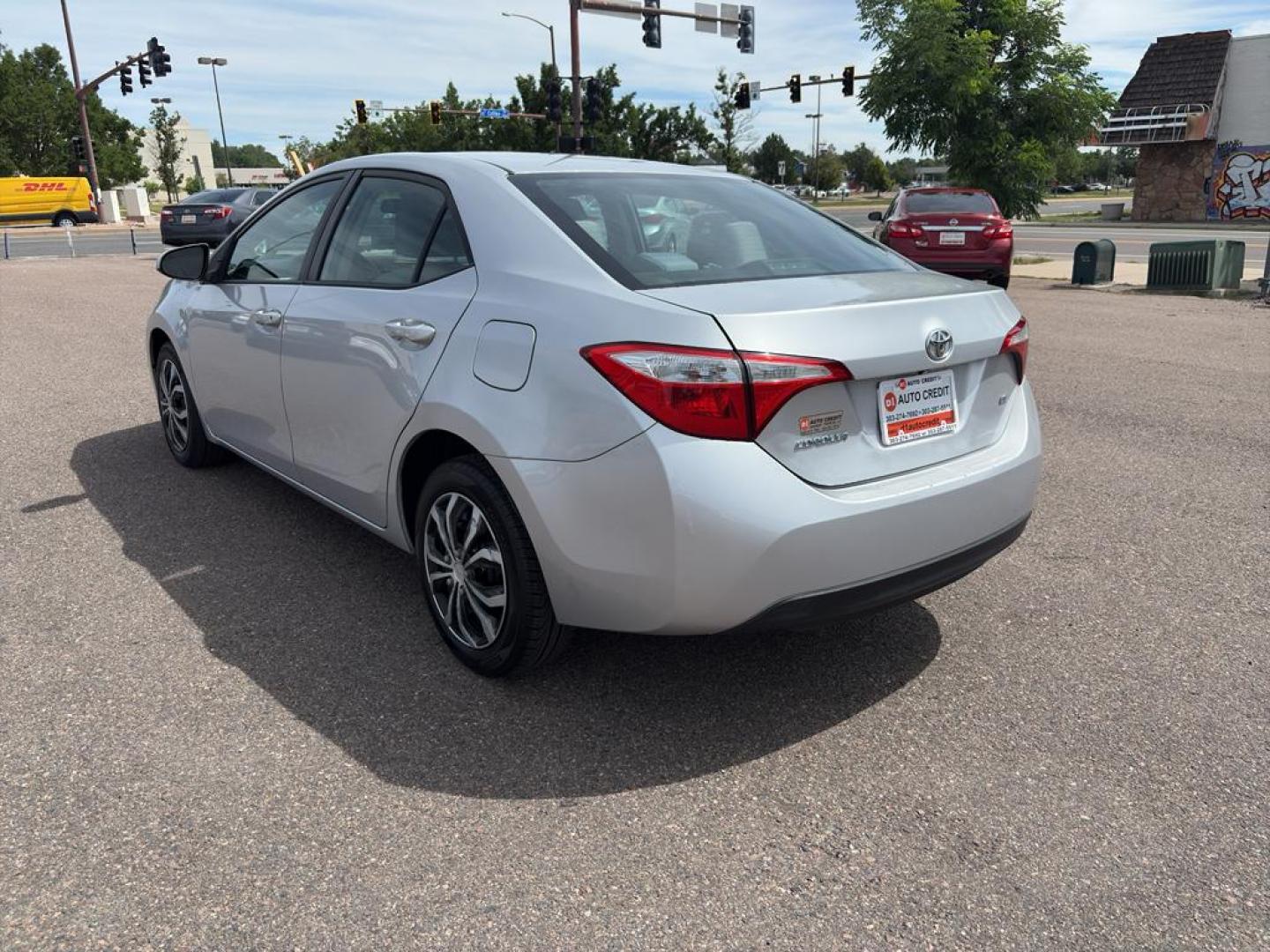 2015 SILVER Toyota Corolla L 4-SPEED AT (5YFBURHE1FP) with an 4 Cyl, 1.8L engine, Automatic transmission, located at 10890 W. Colfax Ave., Lakewood, CO, 80215, (303) 274-7692, 39.739914, -105.120132 - Photo#6