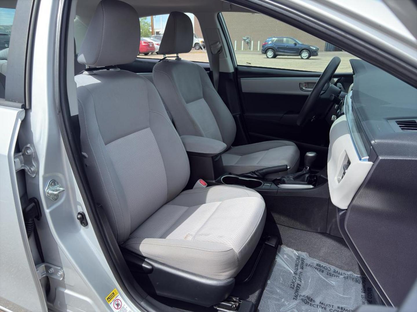 2015 SILVER Toyota Corolla L 4-SPEED AT (5YFBURHE1FP) with an 4 Cyl, 1.8L engine, Automatic transmission, located at 10890 W. Colfax Ave., Lakewood, CO, 80215, (303) 274-7692, 39.739914, -105.120132 - Photo#9