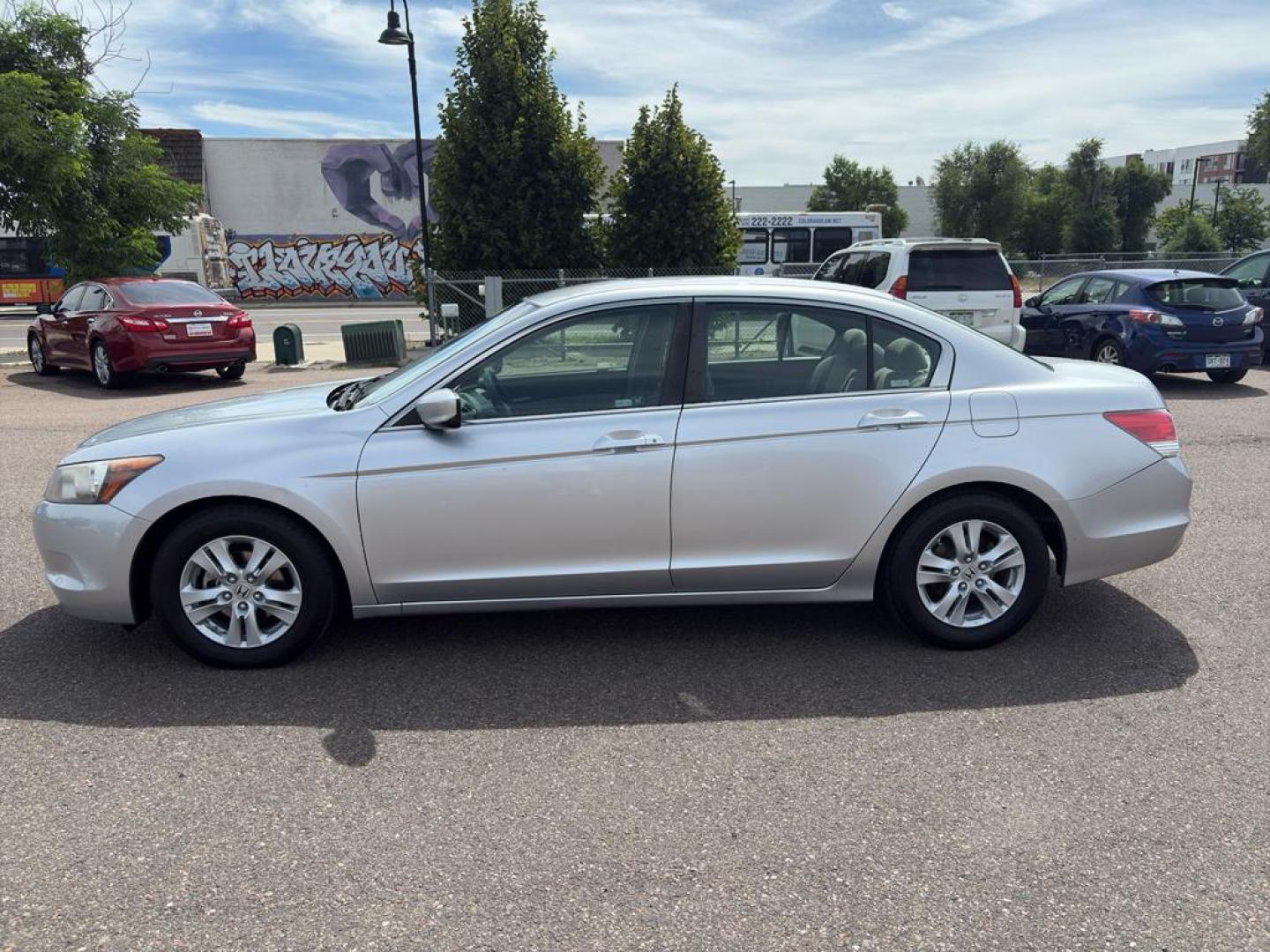 2009 SILVER Honda Accord LX-P (JHMCP26469C) with an 4 Cyl, 2.4L engine, Automatic transmission, located at 10890 W. Colfax Ave., Lakewood, CO, 80215, (303) 274-7692, 39.739914, -105.120132 - Photo#7