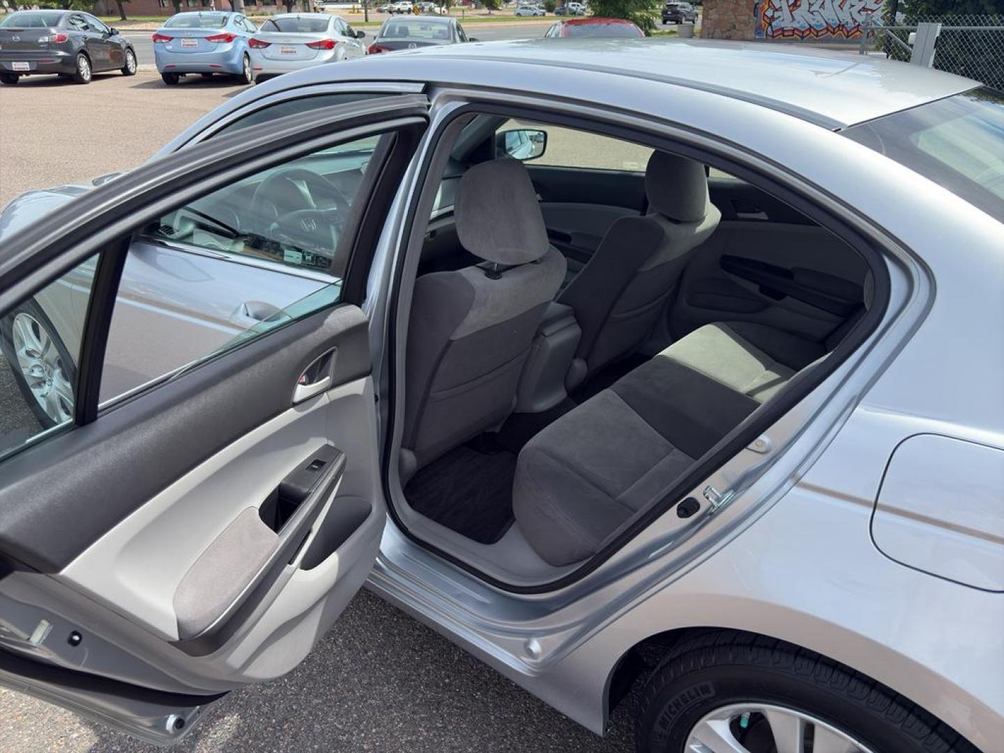 2009 SILVER Honda Accord LX-P (JHMCP26469C) with an 4 Cyl, 2.4L engine, Automatic transmission, located at 10890 W. Colfax Ave., Lakewood, CO, 80215, (303) 274-7692, 39.739914, -105.120132 - Photo#12