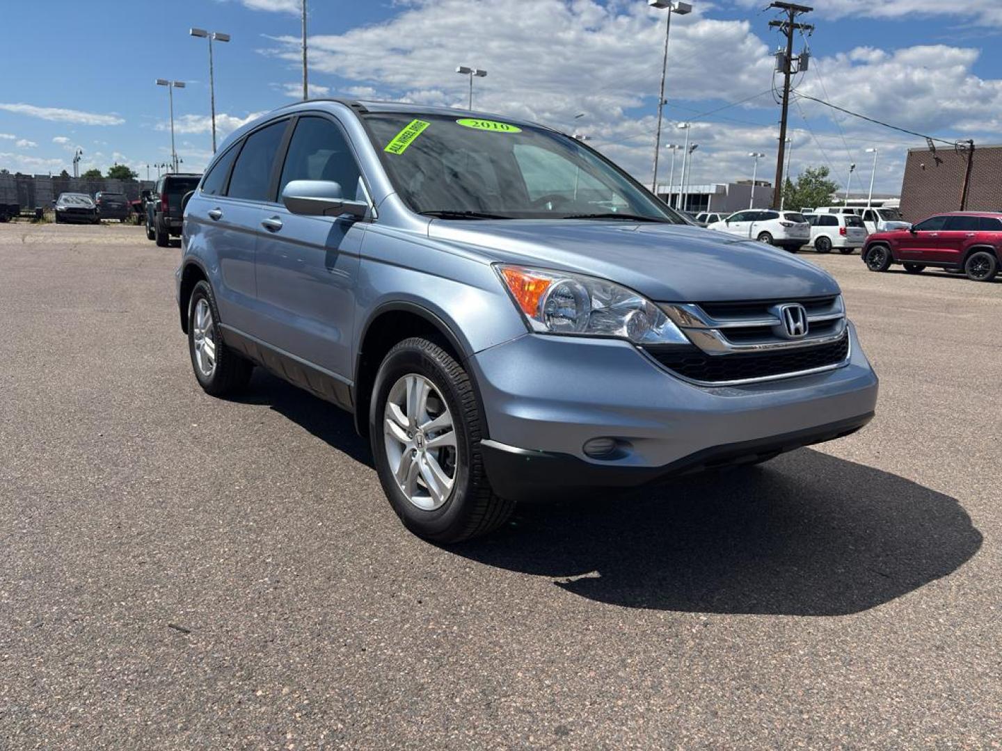 2010 BLUE Honda CR-V EX-L (5J6RE4H71AL) with an 4 Cyl, 2.4L engine, Automatic transmission, located at 10890 W. Colfax Ave., Lakewood, CO, 80215, (303) 274-7692, 39.739914, -105.120132 - Photo#1
