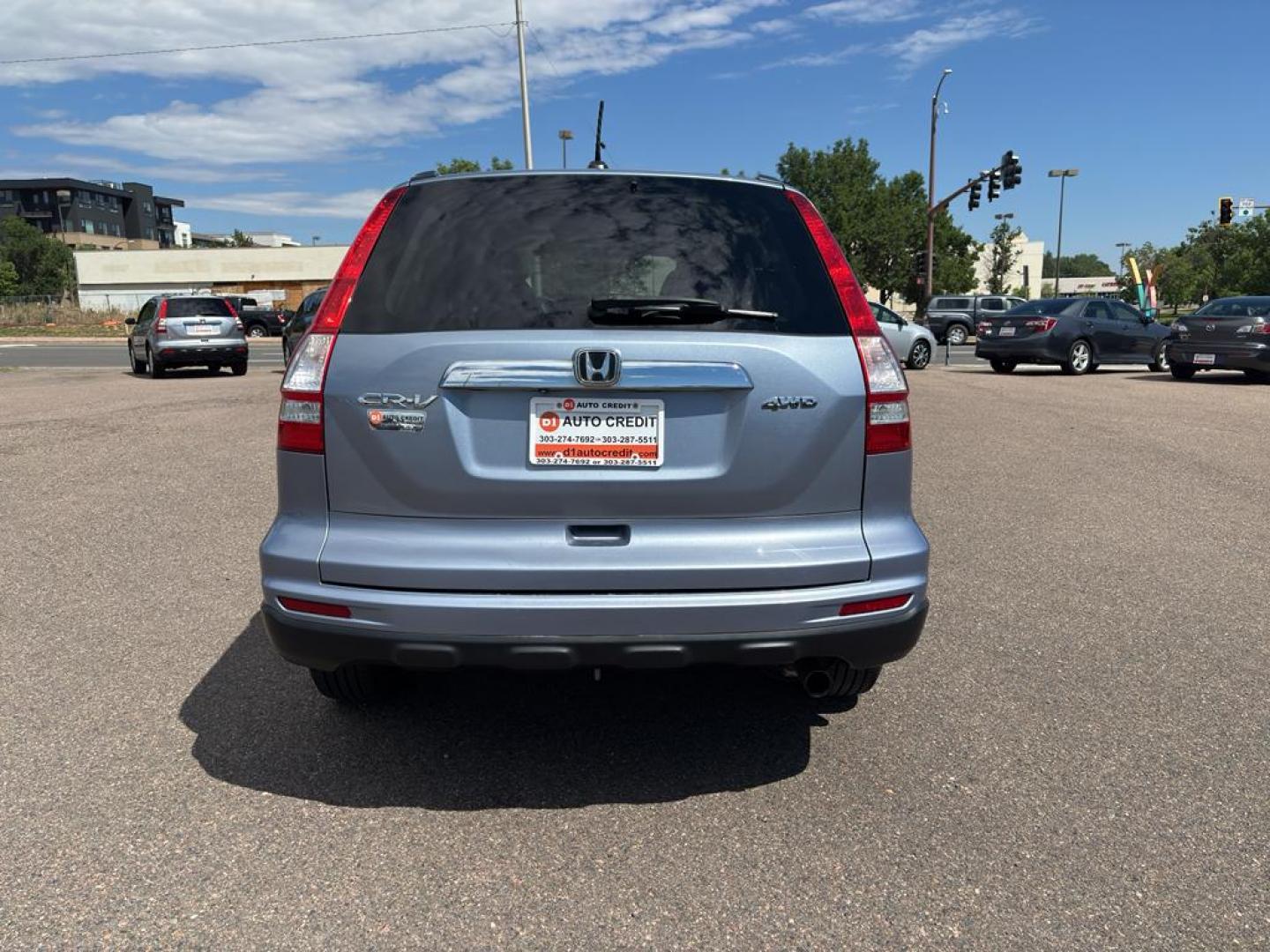 2010 BLUE Honda CR-V EX-L (5J6RE4H71AL) with an 4 Cyl, 2.4L engine, Automatic transmission, located at 10890 W. Colfax Ave., Lakewood, CO, 80215, (303) 274-7692, 39.739914, -105.120132 - Photo#4