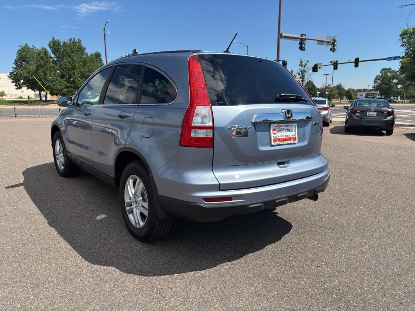 2010 BLUE Honda CR-V EX-L (5J6RE4H71AL) with an 4 Cyl, 2.4L engine, Automatic transmission, located at 10890 W. Colfax Ave., Lakewood, CO, 80215, (303) 274-7692, 39.739914, -105.120132 - Photo#5