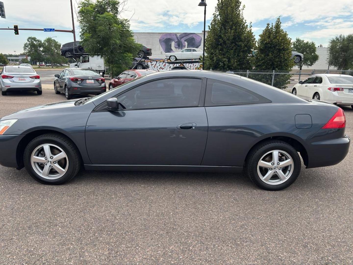 2004 BLACK Honda Accord EX (1HGCM72654A) with an 4 Cyl, 2.4L engine, Automatic transmission, located at 10890 W. Colfax Ave., Lakewood, CO, 80215, (303) 274-7692, 39.739914, -105.120132 - Photo#6