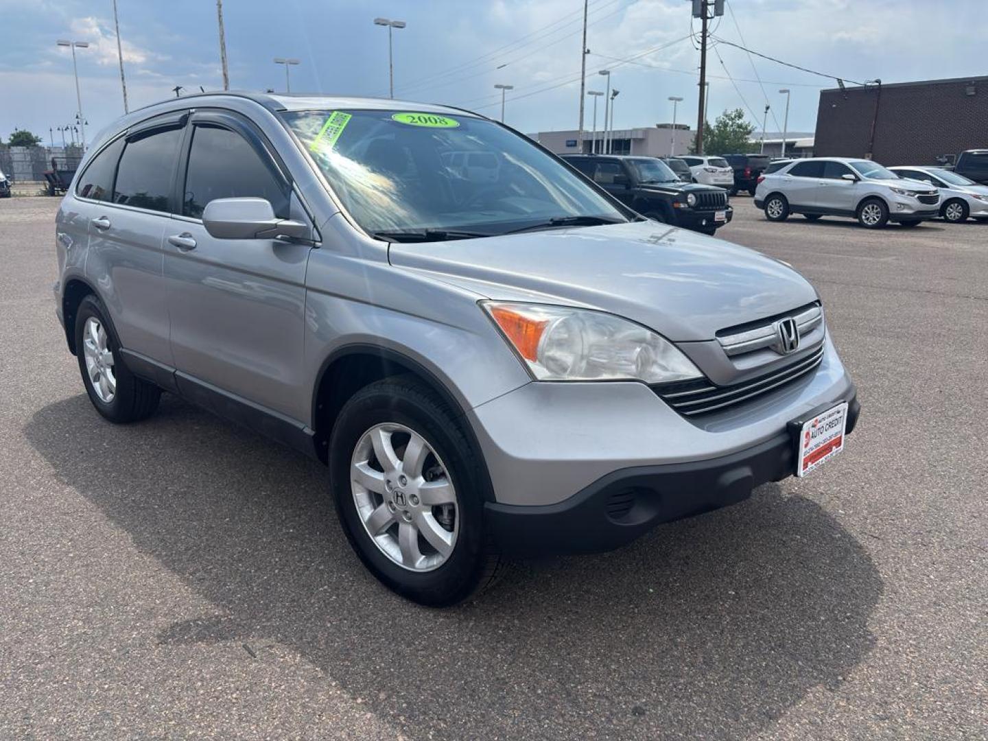 2008 SILVER Honda CR-V EX-L (JHLRE48708C) with an 4 Cyl, 2.4L engine, Automatic transmission, located at 10890 W. Colfax Ave., Lakewood, CO, 80215, (303) 274-7692, 39.739914, -105.120132 - Photo#1