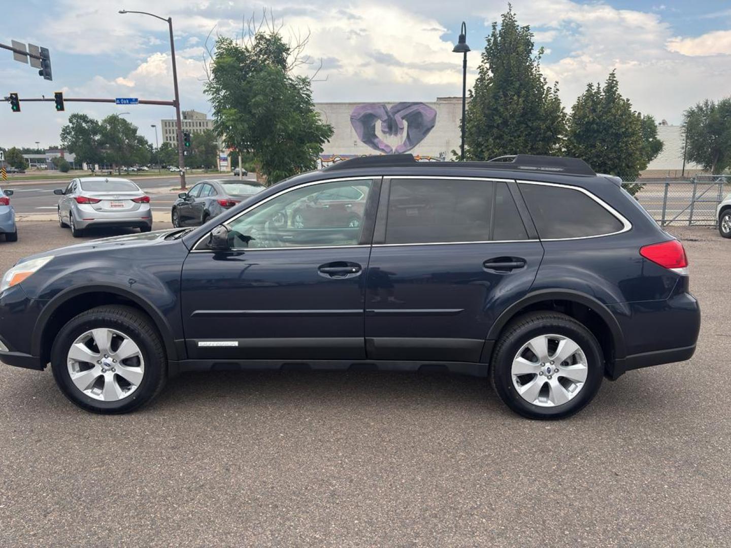 2012 BLUE Subaru Outback 2.5i Limited (4S4BRBKC9C3) with an 4 Cyl, 2.5L engine, Automatic transmission, located at 10890 W. Colfax Ave., Lakewood, CO, 80215, (303) 274-7692, 39.739914, -105.120132 - Photo#6