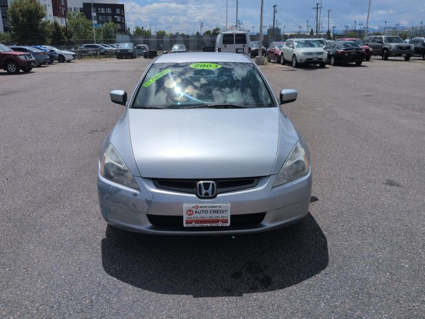 2003 GRAY Honda Accord LX (JHMCM56313C) with an 4 Cyl, 2.4L engine, Automatic transmission, located at 10890 W. Colfax Ave., Lakewood, CO, 80215, (303) 274-7692, 39.739914, -105.120132 - Photo#1