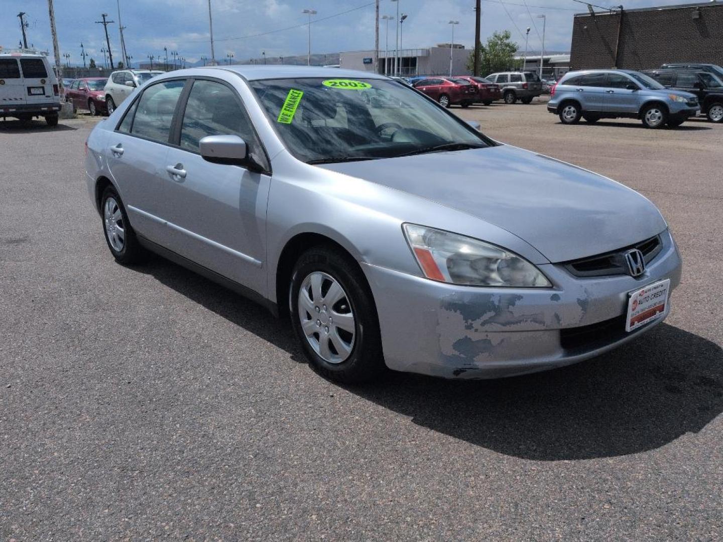 2003 GRAY Honda Accord LX (JHMCM56313C) with an 4 Cyl, 2.4L engine, Automatic transmission, located at 10890 W. Colfax Ave., Lakewood, CO, 80215, (303) 274-7692, 39.739914, -105.120132 - Photo#2