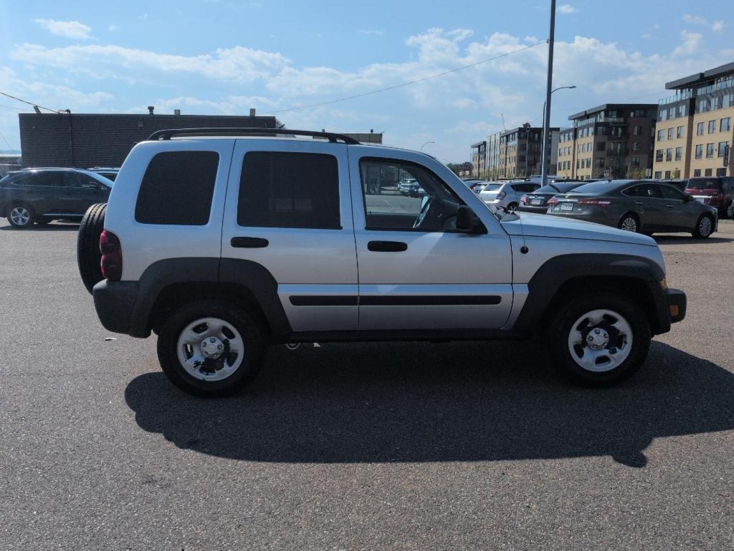 2007 SILVER Jeep Liberty Sport (1J4GL48K37W) with an V6, 3.7L (225 CID) engine, Automatic transmission, located at 10890 W. Colfax Ave., Lakewood, CO, 80215, (303) 274-7692, 39.739914, -105.120132 - Photo#3