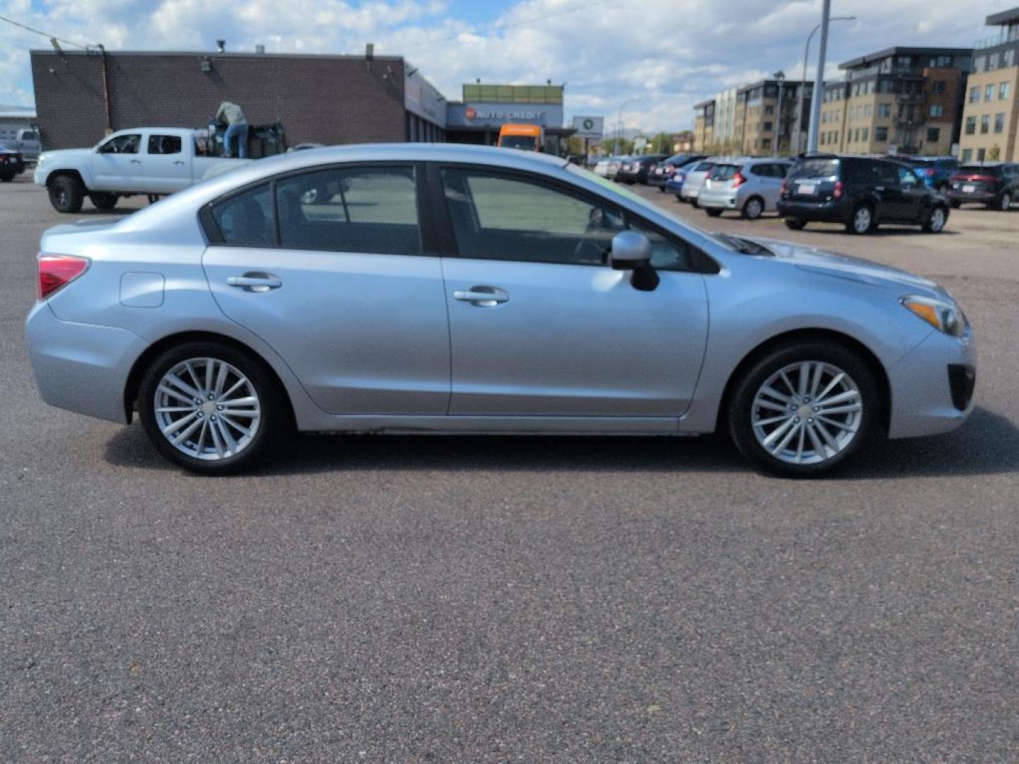 2012 SILVER Subaru Impreza Premium Plus S/R (JF1GJAD67CG) with an 4 Cyl, 2.0L engine, Manual transmission, located at 10890 W. Colfax Ave., Lakewood, CO, 80215, (303) 274-7692, 39.739914, -105.120132 - Photo#3