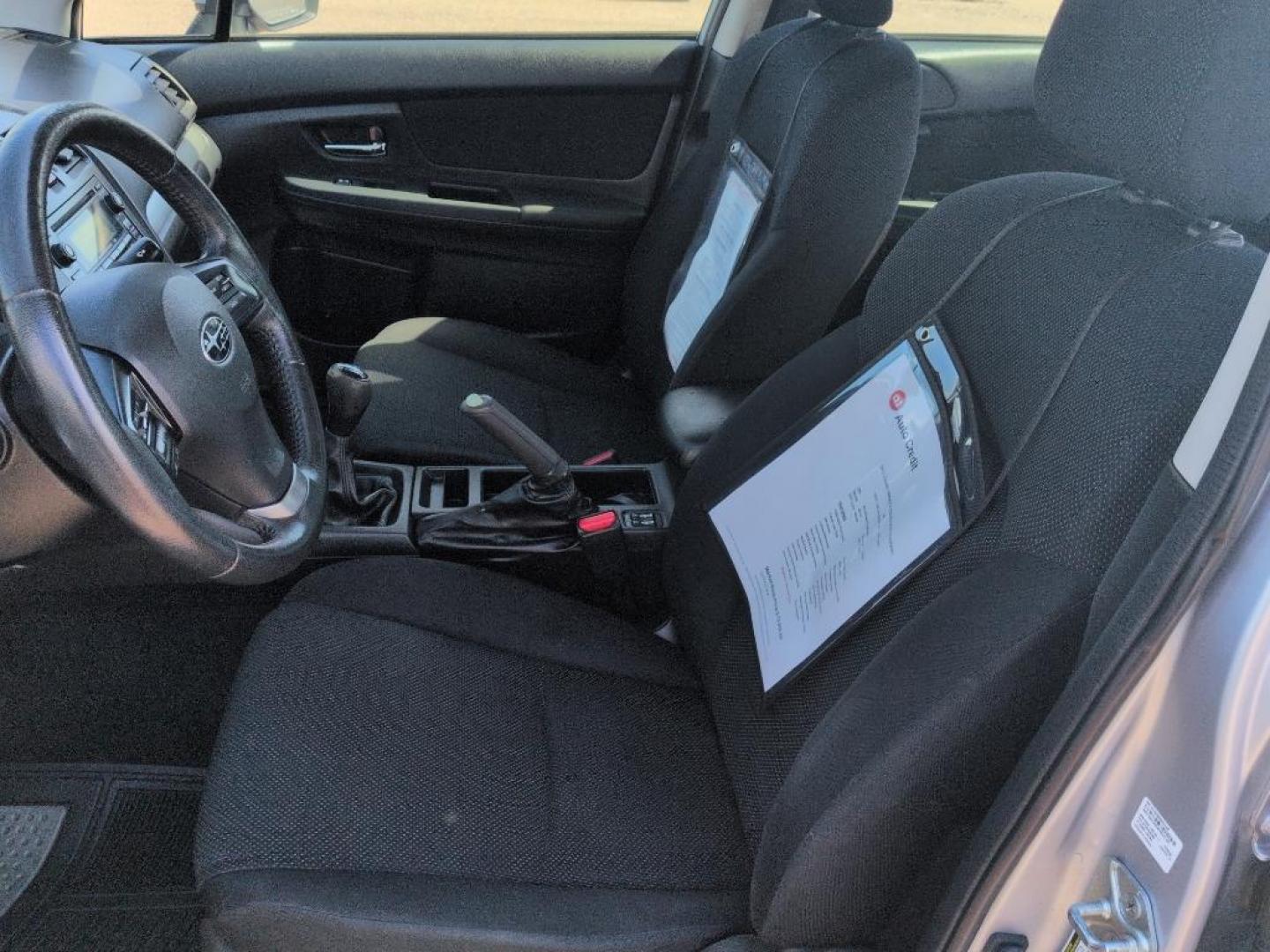 2012 SILVER Subaru Impreza Premium Plus S/R (JF1GJAD67CG) with an 4 Cyl, 2.0L engine, Manual transmission, located at 10890 W. Colfax Ave., Lakewood, CO, 80215, (303) 274-7692, 39.739914, -105.120132 - Photo#9