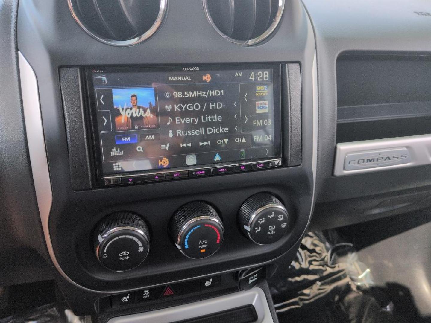 2015 BLACK Jeep Compass Latitude (1C4NJDEB8FD) with an 4 Cyl, 2.4L engine, Automatic transmission, located at 10890 W. Colfax Ave., Lakewood, CO, 80215, (303) 274-7692, 39.739914, -105.120132 - Photo#12