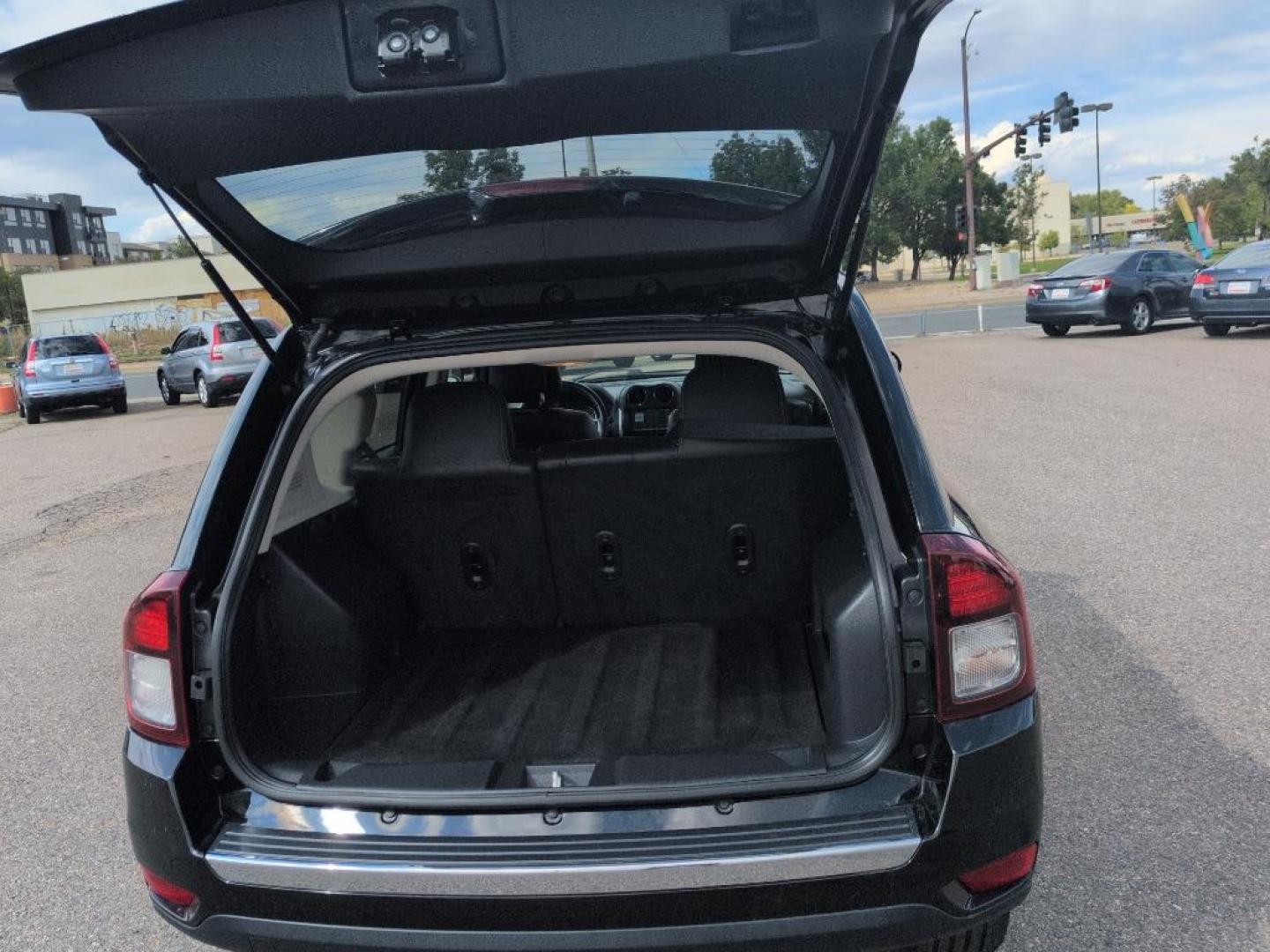 2015 BLACK Jeep Compass Latitude (1C4NJDEB8FD) with an 4 Cyl, 2.4L engine, Automatic transmission, located at 10890 W. Colfax Ave., Lakewood, CO, 80215, (303) 274-7692, 39.739914, -105.120132 - Photo#20