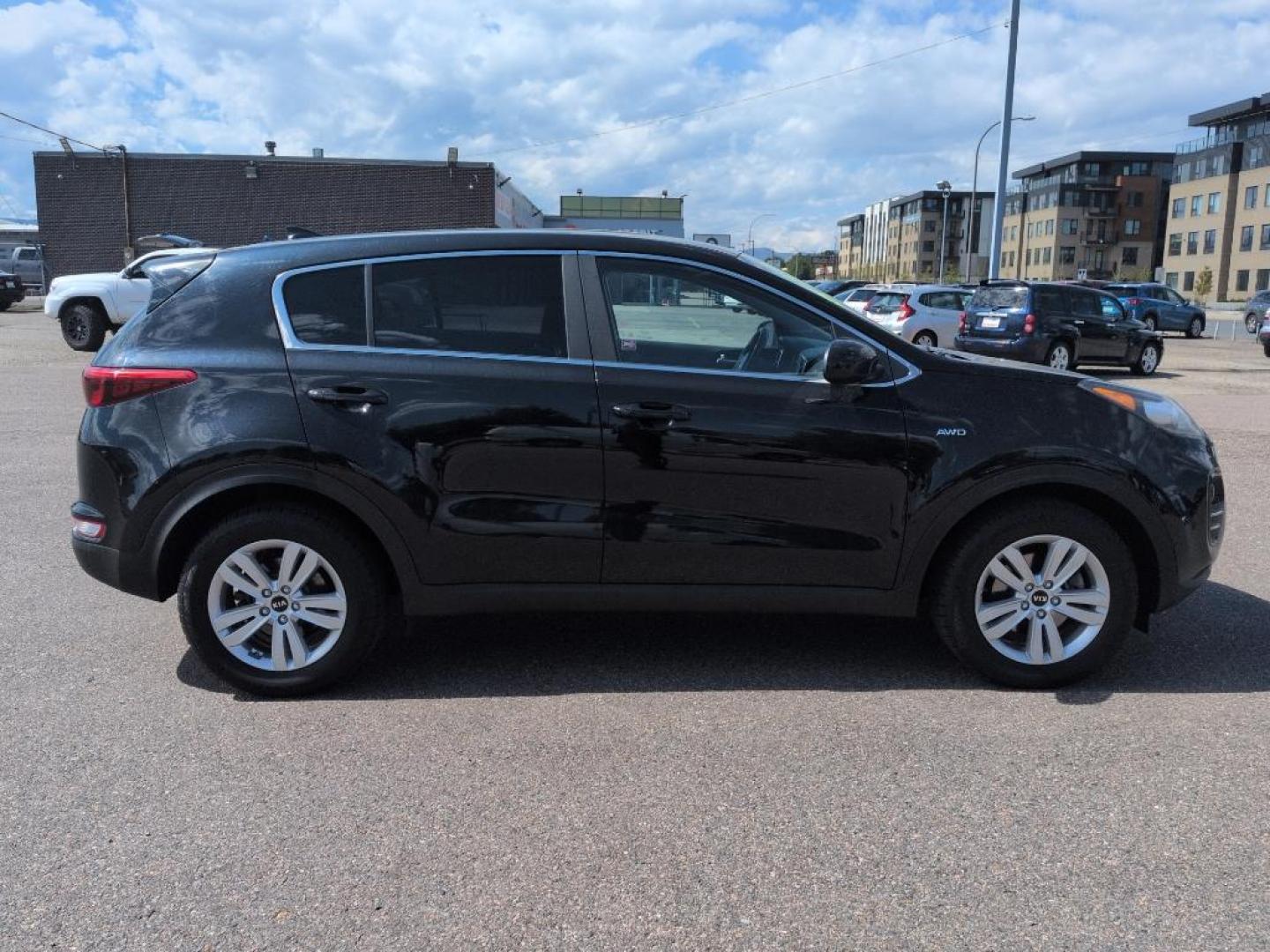 2017 BLACK Kia Sportage LX (KNDPMCAC9H7) with an 4 Cyl, 2.4L engine, Automatic transmission, located at 10890 W. Colfax Ave., Lakewood, CO, 80215, (303) 274-7692, 39.739914, -105.120132 - Photo#3