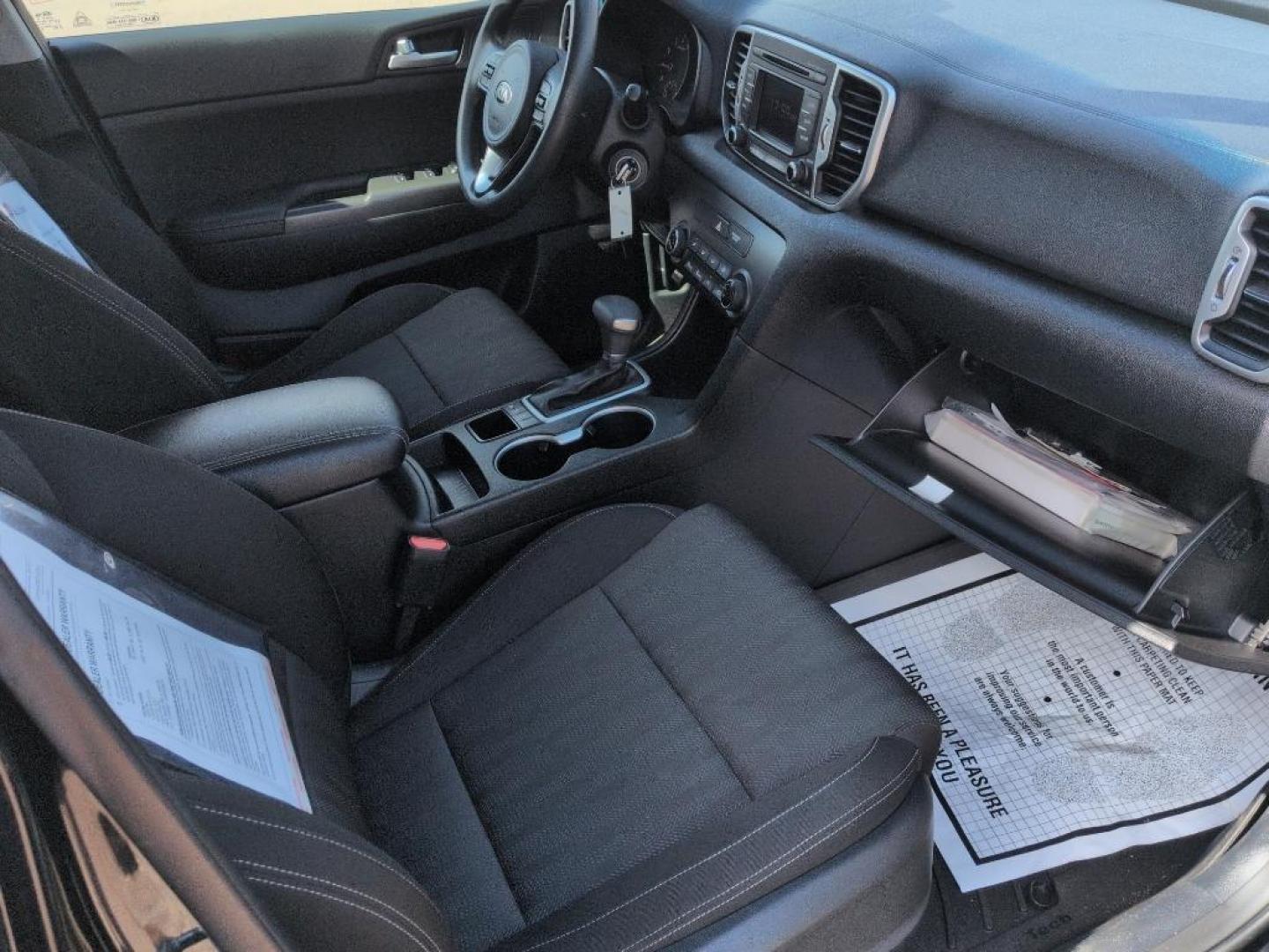2017 BLACK Kia Sportage LX (KNDPMCAC9H7) with an 4 Cyl, 2.4L engine, Automatic transmission, located at 10890 W. Colfax Ave., Lakewood, CO, 80215, (303) 274-7692, 39.739914, -105.120132 - Photo#18