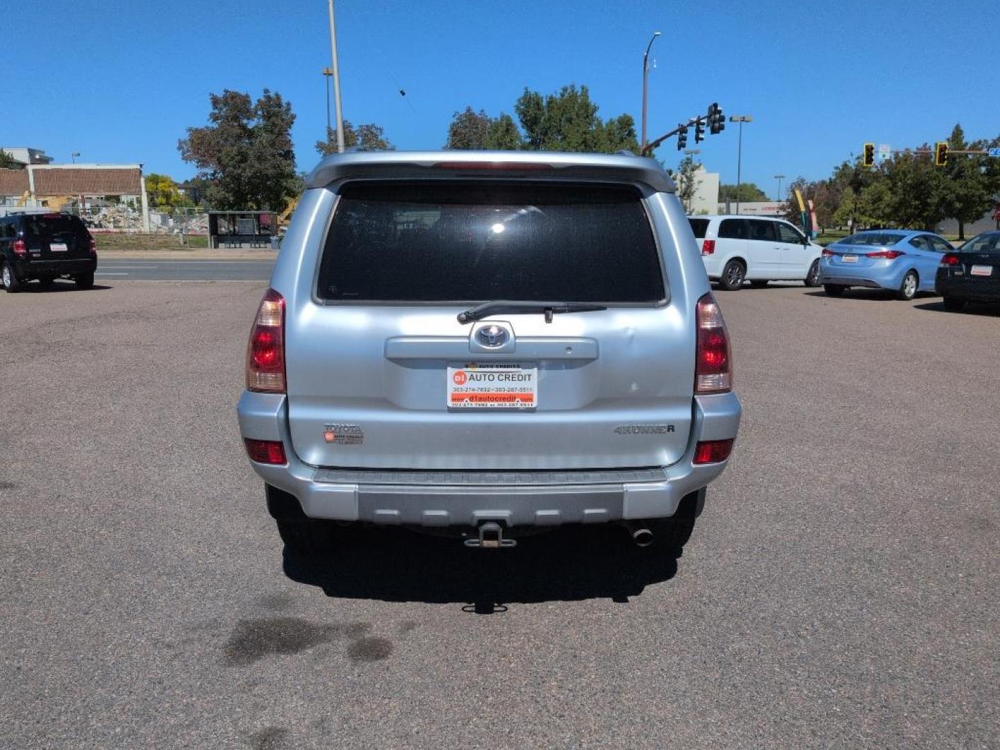 2004 SILVER Toyota 4Runner Limited (JTEBU17R548) with an V6, 4.0L engine, Automatic transmission, located at 10890 W. Colfax Ave., Lakewood, CO, 80215, (303) 274-7692, 39.739914, -105.120132 - Photo#5