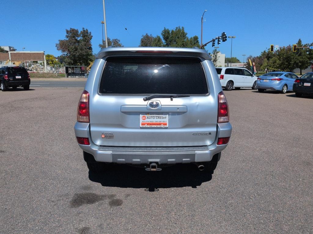 2004 SILVER Toyota 4Runner Limited (JTEBU17R548) with an V6, 4.0L engine, Automatic transmission, located at 10890 W. Colfax Ave., Lakewood, CO, 80215, (303) 274-7692, 39.739914, -105.120132 - Photo#5
