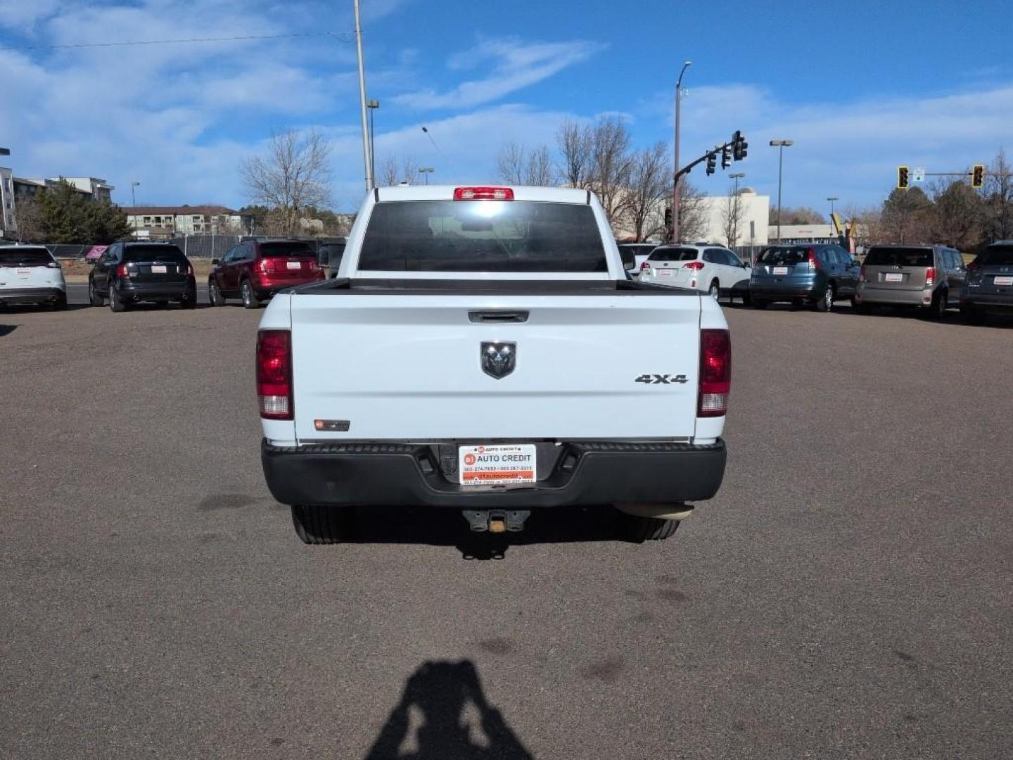 2014 WHITE Ram 1500 TRADESMAN QUAD CAB 4 (1C6RR7FTXES) with an V8, 5.7L engine, Automatic transmission, located at 10890 W. Colfax Ave., Lakewood, CO, 80215, (303) 274-7692, 39.739914, -105.120132 - Photo#5