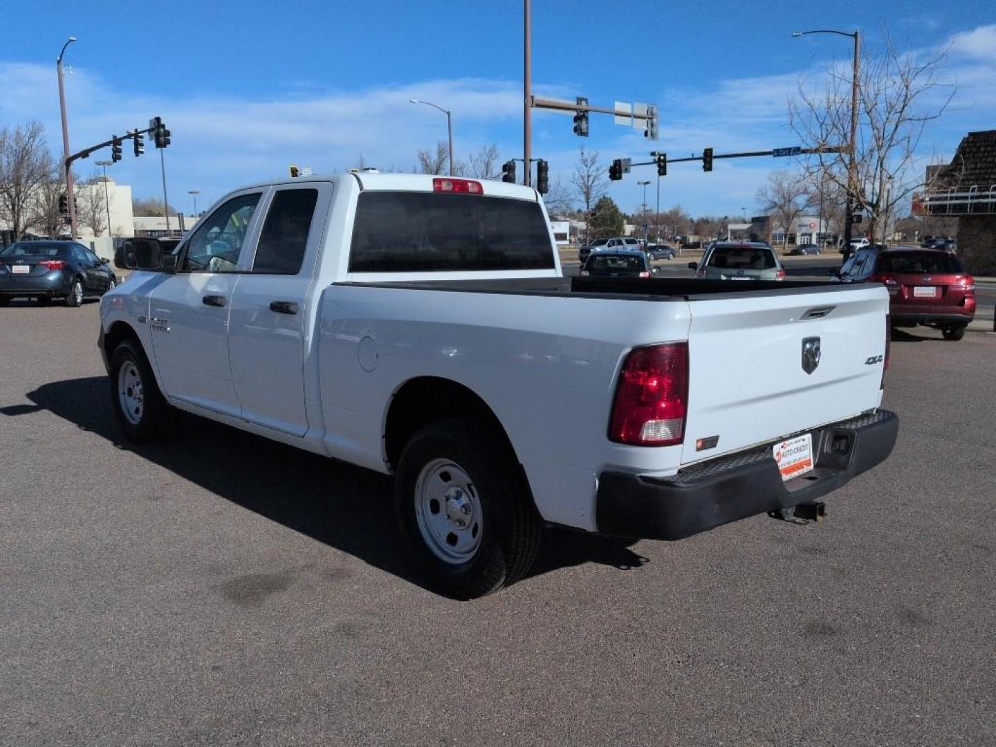 2014 WHITE Ram 1500 TRADESMAN QUAD CAB 4 (1C6RR7FTXES) with an V8, 5.7L engine, Automatic transmission, located at 10890 W. Colfax Ave., Lakewood, CO, 80215, (303) 274-7692, 39.739914, -105.120132 - Photo#6