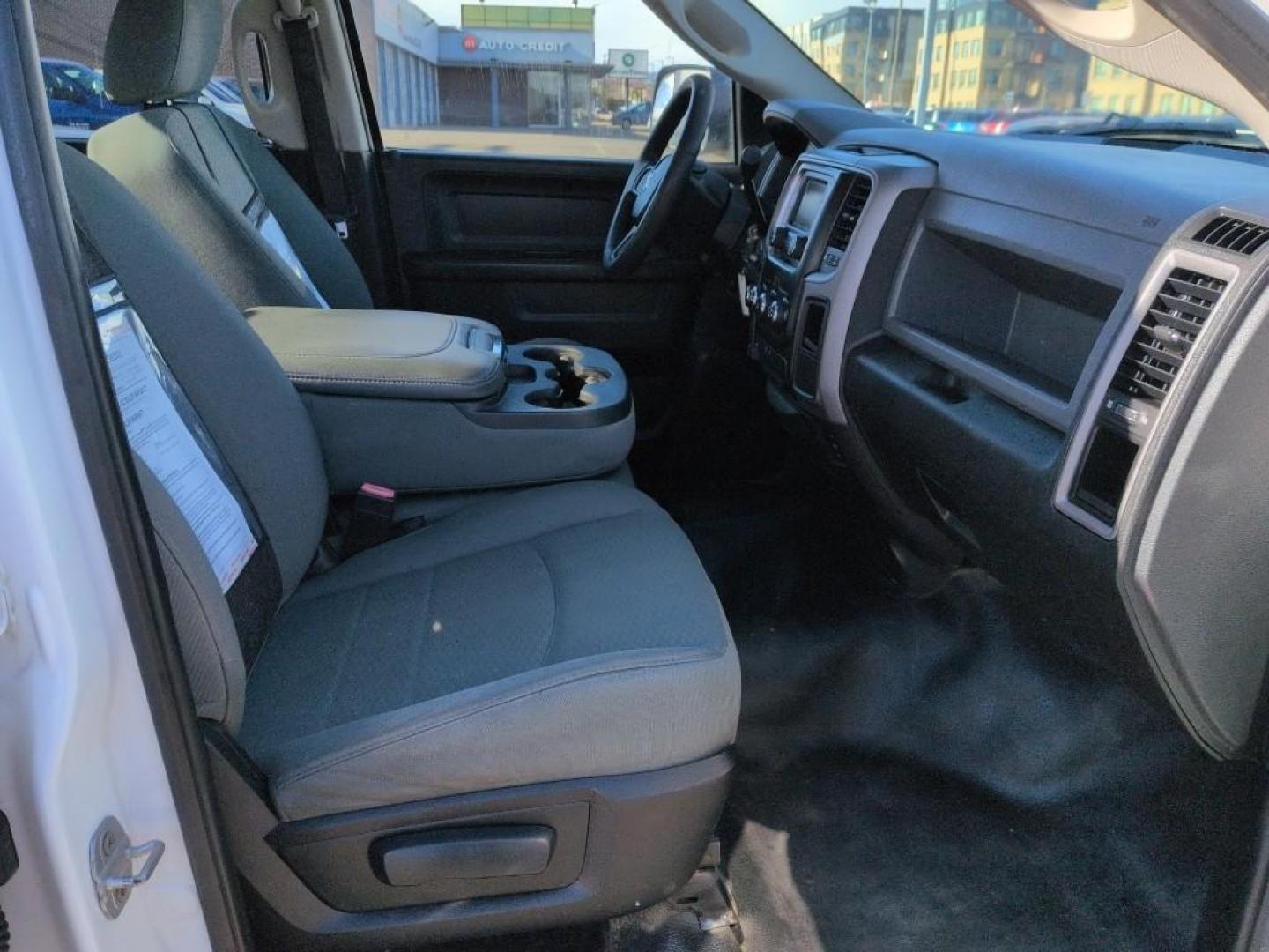 2014 WHITE Ram 1500 TRADESMAN QUAD CAB 4 (1C6RR7FTXES) with an V8, 5.7L engine, Automatic transmission, located at 10890 W. Colfax Ave., Lakewood, CO, 80215, (303) 274-7692, 39.739914, -105.120132 - Photo#17