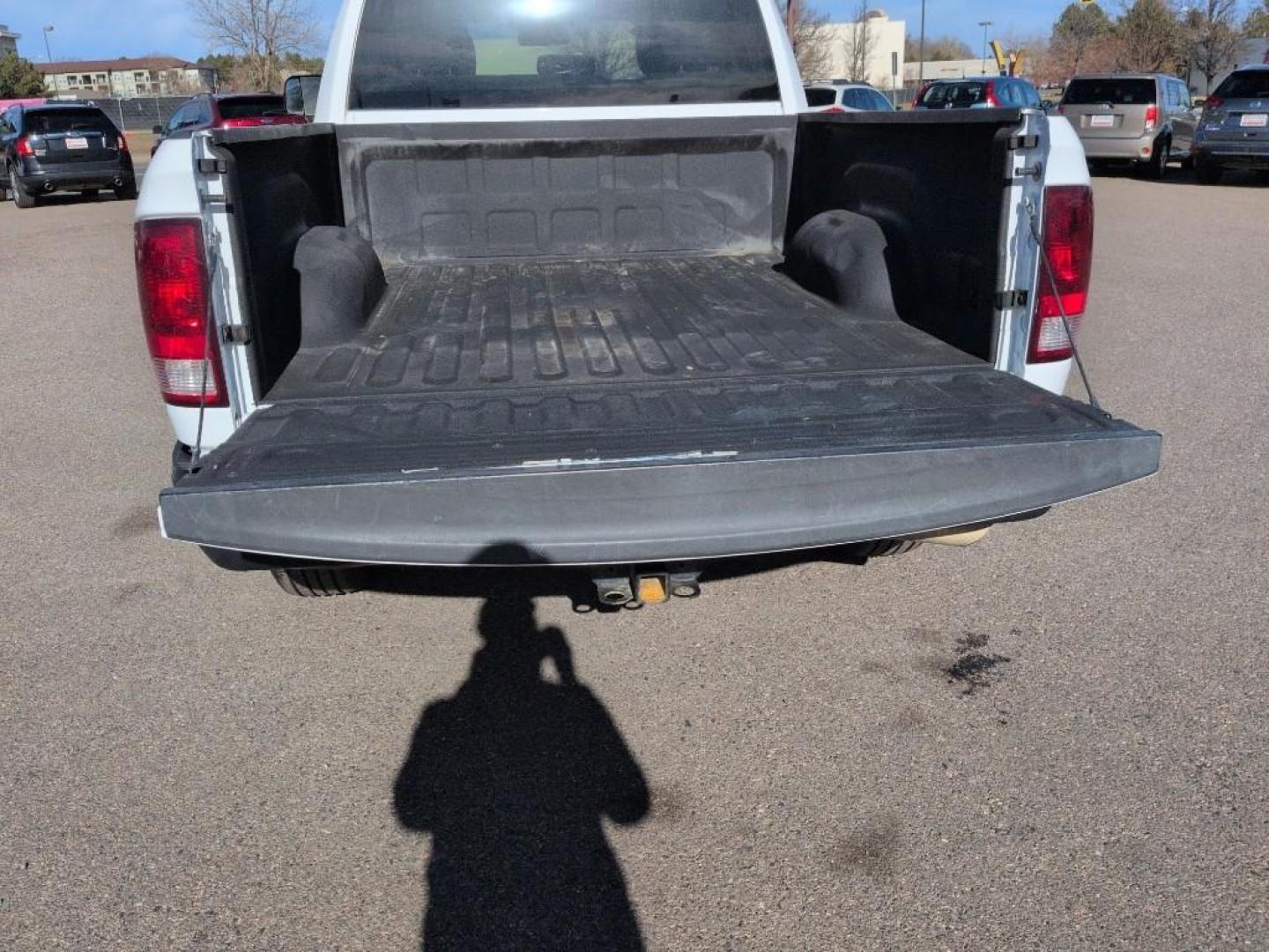 2014 WHITE Ram 1500 TRADESMAN QUAD CAB 4 (1C6RR7FTXES) with an V8, 5.7L engine, Automatic transmission, located at 10890 W. Colfax Ave., Lakewood, CO, 80215, (303) 274-7692, 39.739914, -105.120132 - Photo#20