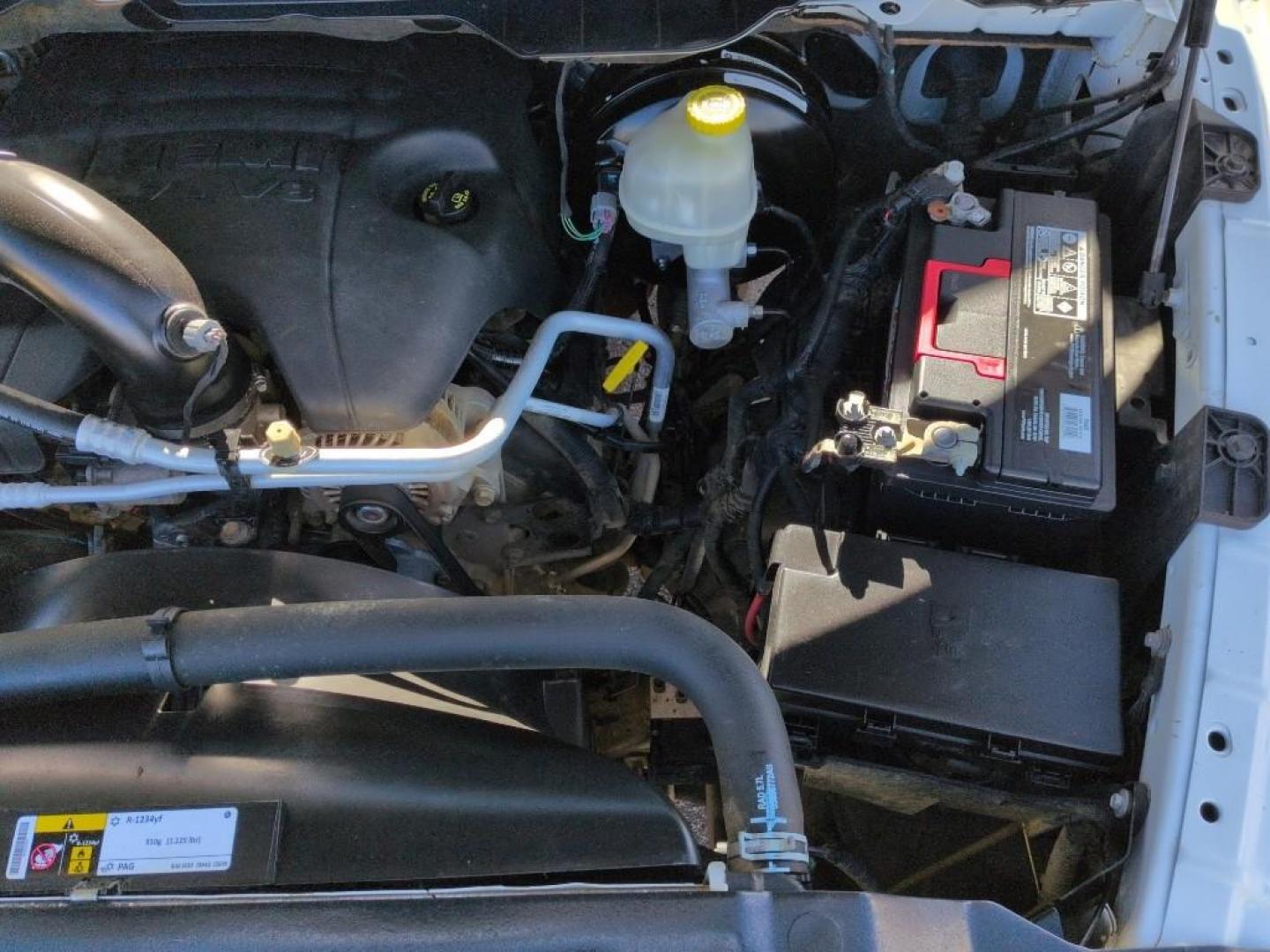 2014 WHITE Ram 1500 TRADESMAN QUAD CAB 4 (1C6RR7FTXES) with an V8, 5.7L engine, Automatic transmission, located at 10890 W. Colfax Ave., Lakewood, CO, 80215, (303) 274-7692, 39.739914, -105.120132 - Photo#23