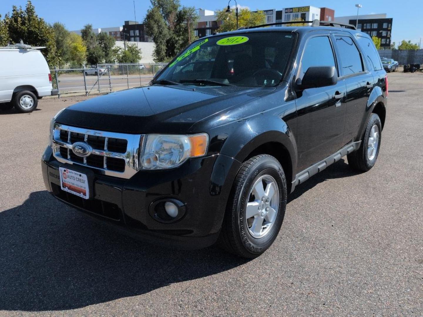 2012 BLACK Ford Escape XLT (1FMCU0D76CK) with an 4 Cyl, 2.5L engine, Automatic transmission, located at 10890 W. Colfax Ave., Lakewood, CO, 80215, (303) 274-7692, 39.739914, -105.120132 - Photo#0