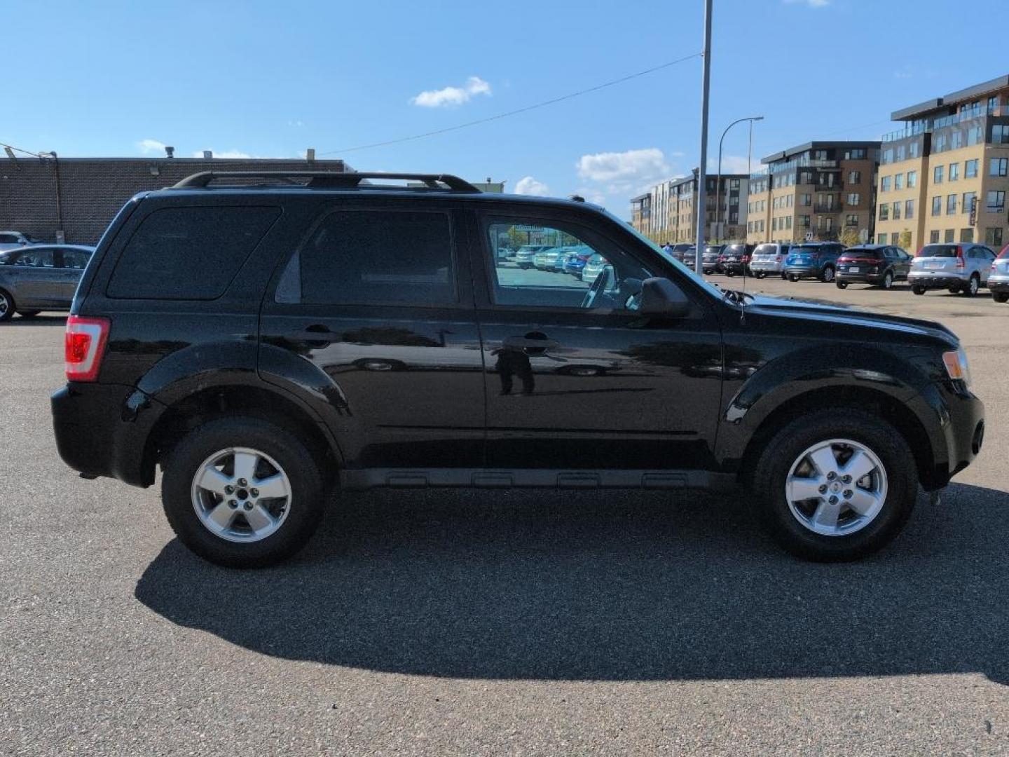 2012 BLACK Ford Escape XLT (1FMCU0D76CK) with an 4 Cyl, 2.5L engine, Automatic transmission, located at 10890 W. Colfax Ave., Lakewood, CO, 80215, (303) 274-7692, 39.739914, -105.120132 - Photo#3