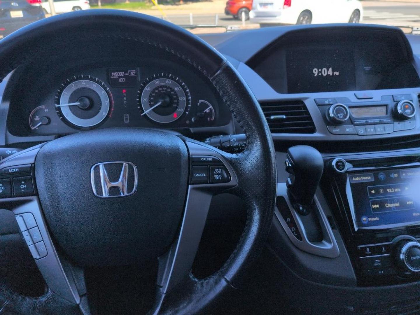 2014 GRAY Honda Odyssey EX-L (5FNRL5H65EB) with an V6, 3.5L engine, Automatic transmission, located at 10890 W. Colfax Ave., Lakewood, CO, 80215, (303) 274-7692, 39.739914, -105.120132 - Photo#10