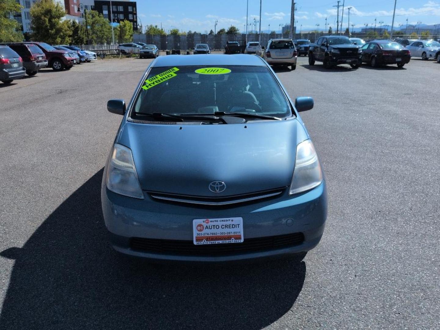 2007 BLUE Toyota Prius 4-DOOR LIFTBACK (JTDKB20U077) with an 4 Cyl, 1.5L engine, Automatic transmission, located at 10890 W. Colfax Ave., Lakewood, CO, 80215, (303) 274-7692, 39.739914, -105.120132 - Photo#1