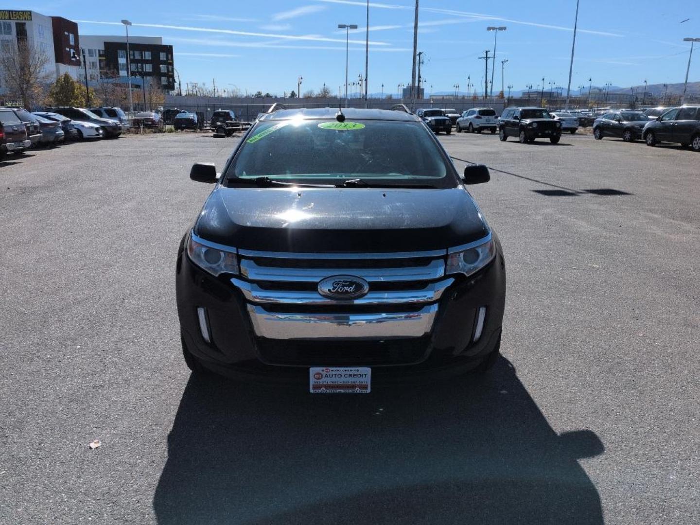 2013 BLACK Ford Edge Limited (2FMDK4KC4DB) with an V6, 3.5L engine, Automatic transmission, located at 10890 W. Colfax Ave., Lakewood, CO, 80215, (303) 274-7692, 39.739914, -105.120132 - Photo#1