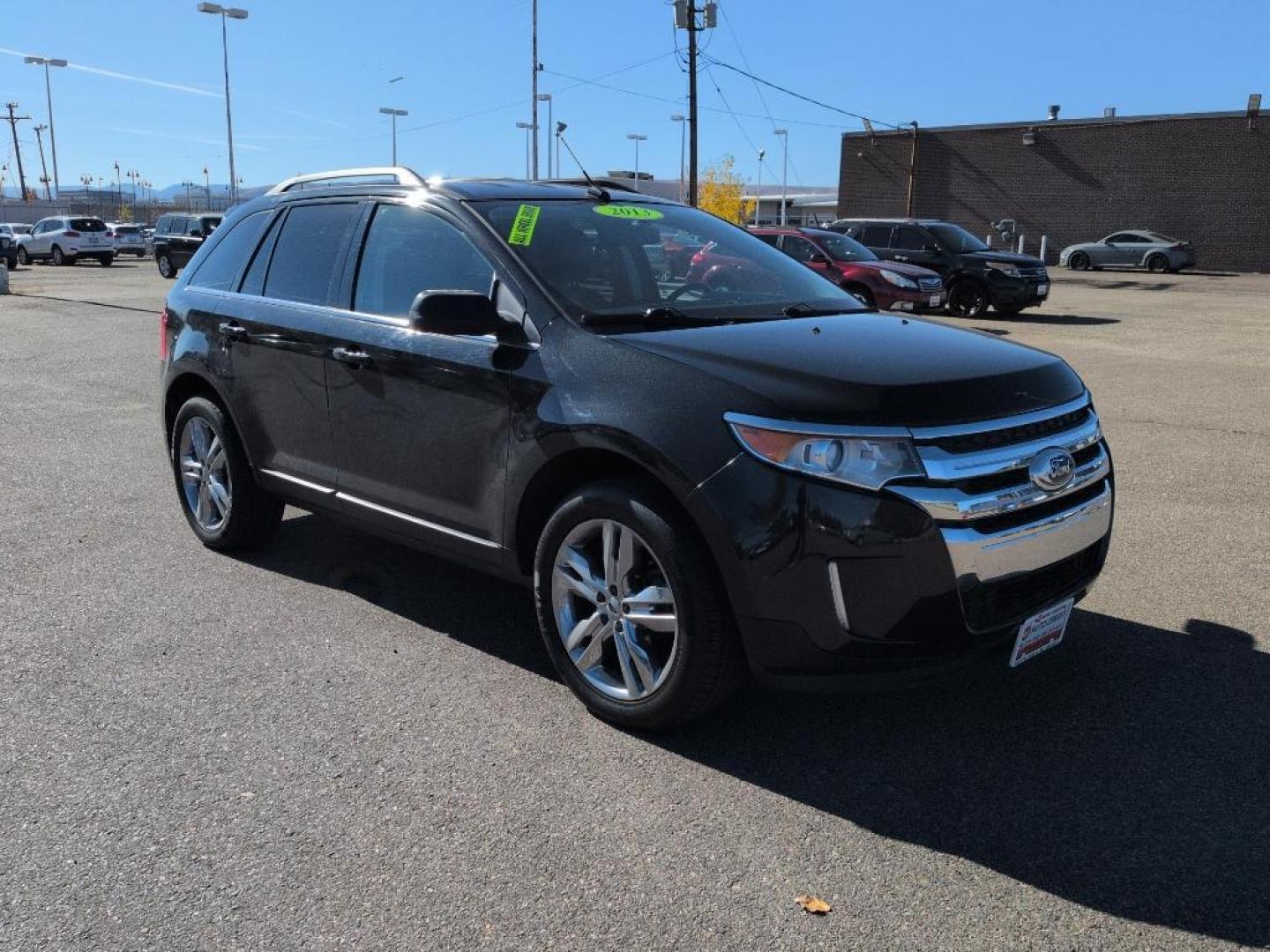 2013 BLACK Ford Edge Limited (2FMDK4KC4DB) with an V6, 3.5L engine, Automatic transmission, located at 10890 W. Colfax Ave., Lakewood, CO, 80215, (303) 274-7692, 39.739914, -105.120132 - Photo#2