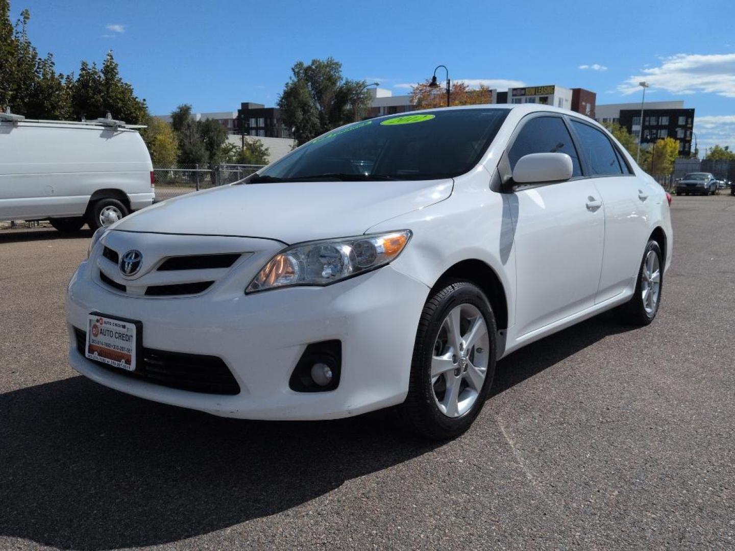 2012 WHITE Toyota Corolla LE 4-SPEED AT (5YFBU4EEXCP) with an 4 Cyl, 1.8L engine, Automatic transmission, located at 10890 W. Colfax Ave., Lakewood, CO, 80215, (303) 274-7692, 39.739914, -105.120132 - Photo#0