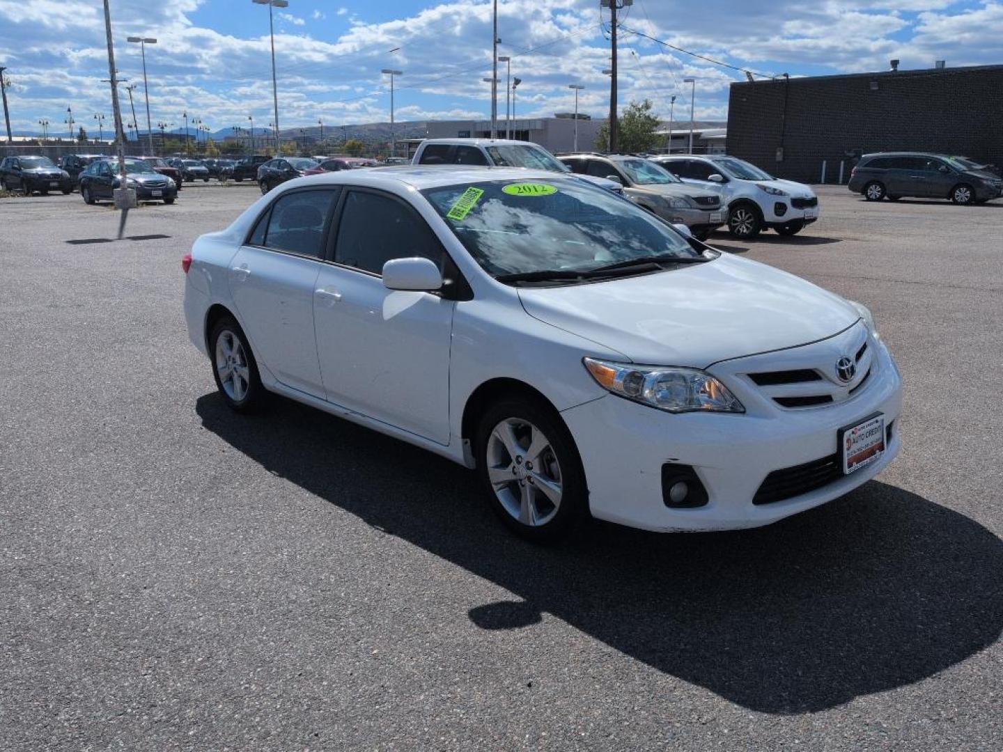 2012 WHITE Toyota Corolla LE 4-SPEED AT (5YFBU4EEXCP) with an 4 Cyl, 1.8L engine, Automatic transmission, located at 10890 W. Colfax Ave., Lakewood, CO, 80215, (303) 274-7692, 39.739914, -105.120132 - Photo#2