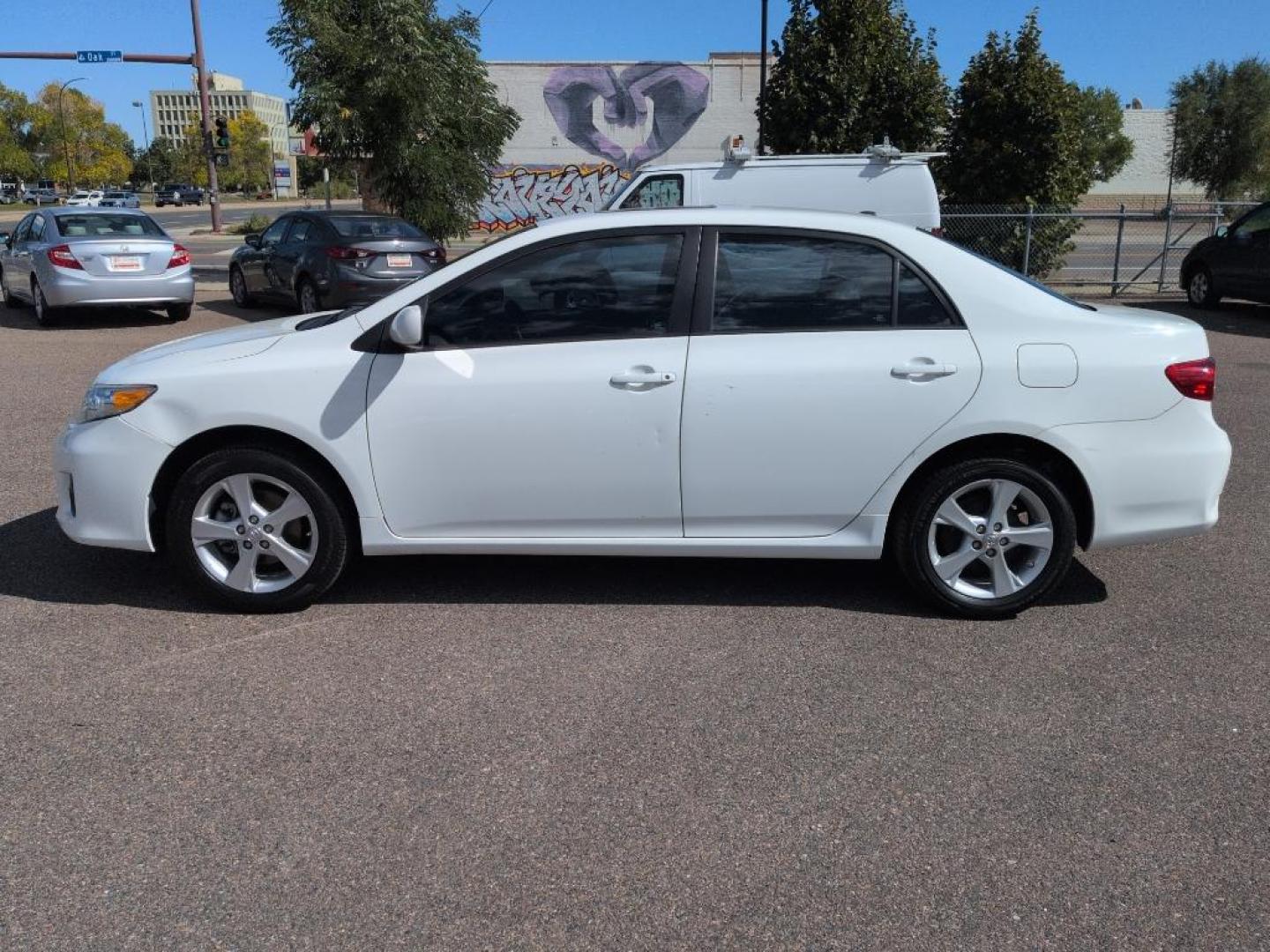 2012 WHITE Toyota Corolla LE 4-SPEED AT (5YFBU4EEXCP) with an 4 Cyl, 1.8L engine, Automatic transmission, located at 10890 W. Colfax Ave., Lakewood, CO, 80215, (303) 274-7692, 39.739914, -105.120132 - Photo#7