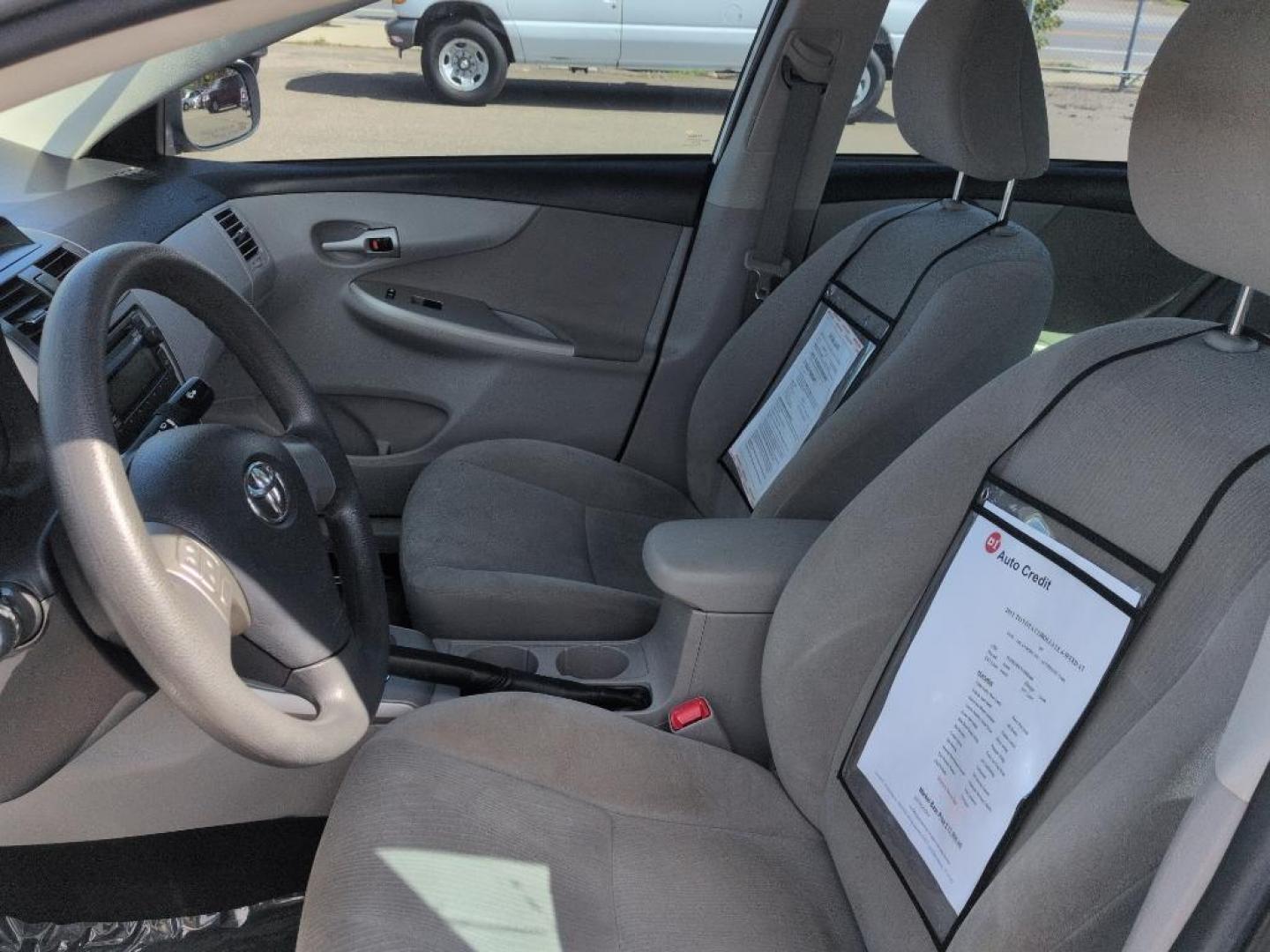 2012 WHITE Toyota Corolla LE 4-SPEED AT (5YFBU4EEXCP) with an 4 Cyl, 1.8L engine, Automatic transmission, located at 10890 W. Colfax Ave., Lakewood, CO, 80215, (303) 274-7692, 39.739914, -105.120132 - Photo#9