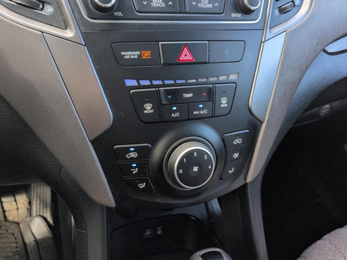 2017 WHITE Hyundai Santa Fe Sport Base (5XYZT3LB8HG) with an 4 Cyl, 2.4L engine, Automatic transmission, located at 10890 W. Colfax Ave., Lakewood, CO, 80215, (303) 274-7692, 39.739914, -105.120132 - Photo#13