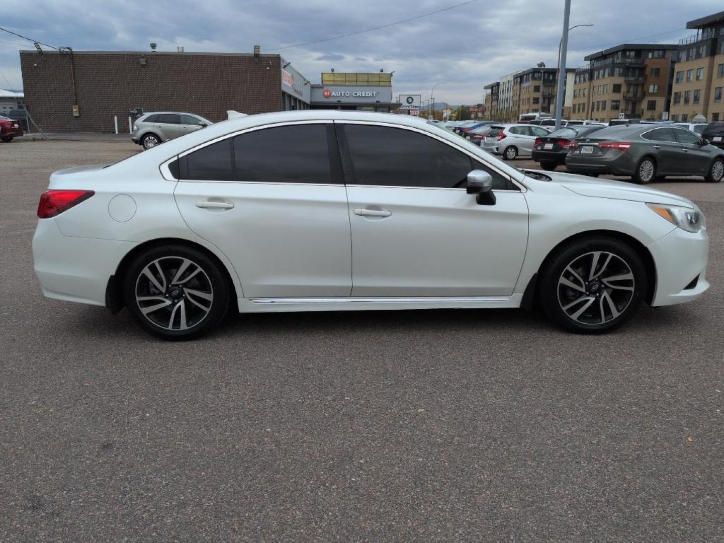2017 WHITE Subaru Legacy Sport (4S3BNAR63H3) with an 4 Cyl, 2.5L engine, Automatic transmission, located at 10890 W. Colfax Ave., Lakewood, CO, 80215, (303) 274-7692, 39.739914, -105.120132 - Photo#3