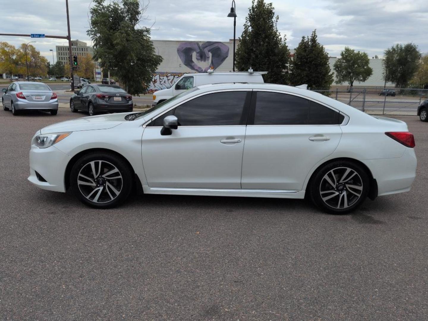 2017 WHITE Subaru Legacy Sport (4S3BNAR63H3) with an 4 Cyl, 2.5L engine, Automatic transmission, located at 10890 W. Colfax Ave., Lakewood, CO, 80215, (303) 274-7692, 39.739914, -105.120132 - Photo#7