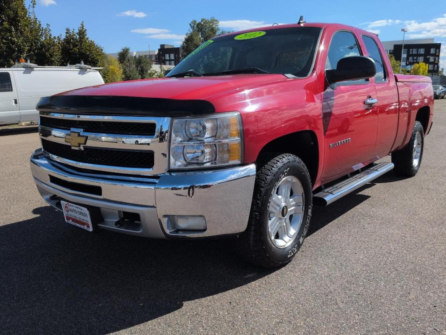 2012 RED Chevrolet Silverado LT (1GCRKSE73CZ) with an V8, 5.3L engine, Automatic transmission, located at 10890 W. Colfax Ave., Lakewood, CO, 80215, (303) 274-7692, 39.739914, -105.120132 - Photo#0