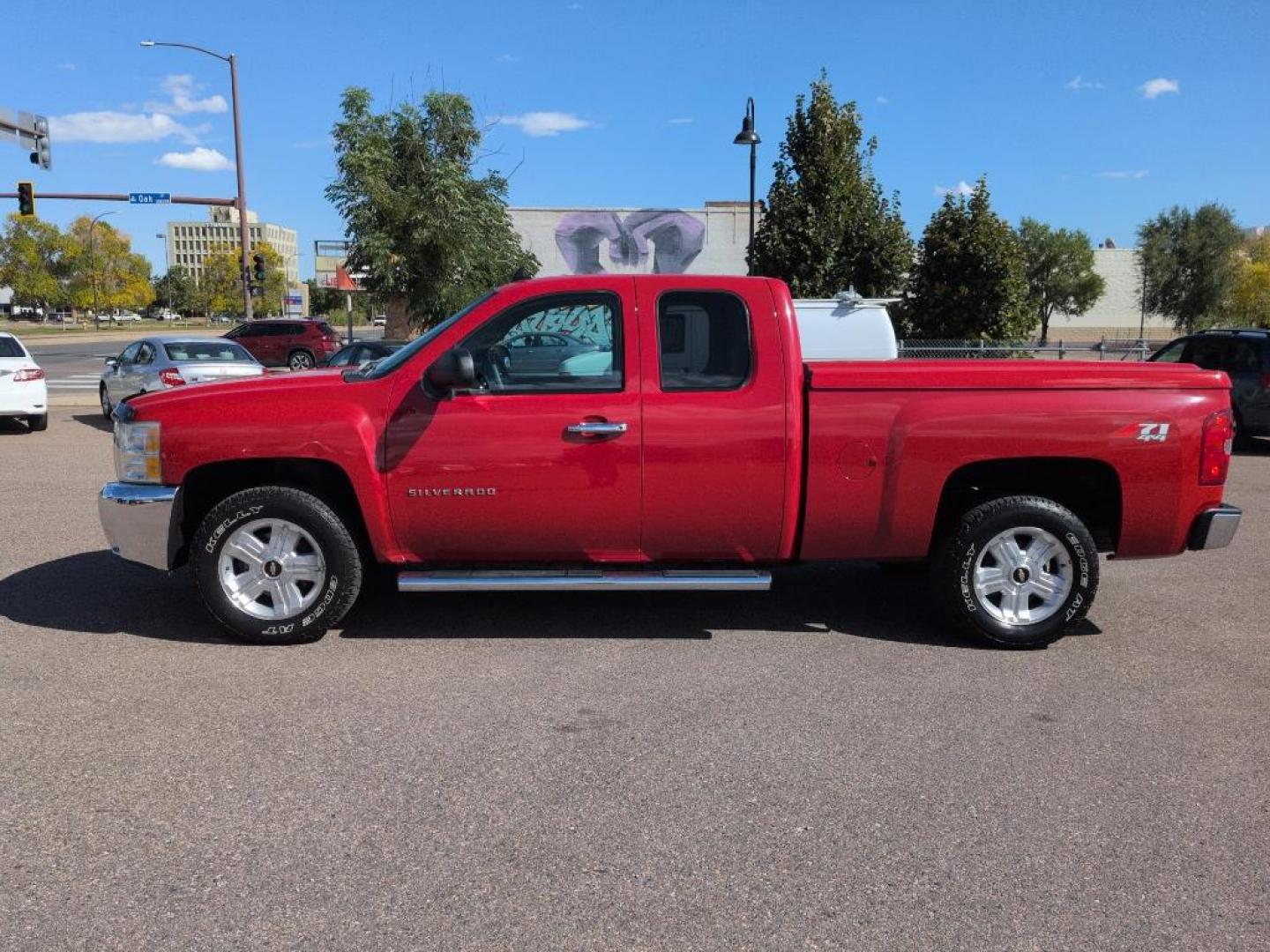 2012 RED Chevrolet Silverado LT (1GCRKSE73CZ) with an V8, 5.3L engine, Automatic transmission, located at 10890 W. Colfax Ave., Lakewood, CO, 80215, (303) 274-7692, 39.739914, -105.120132 - Photo#7