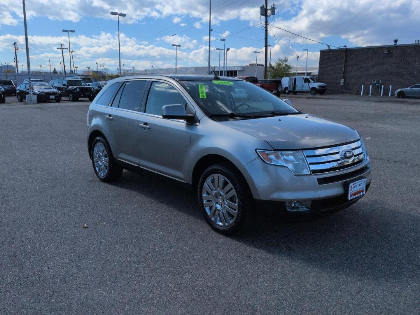 2008 SILVER Ford Edge Limited (2FMDK49C38B) with an V6, 3.5L engine, Automatic transmission, located at 10890 W. Colfax Ave., Lakewood, CO, 80215, (303) 274-7692, 39.739914, -105.120132 - Photo#2