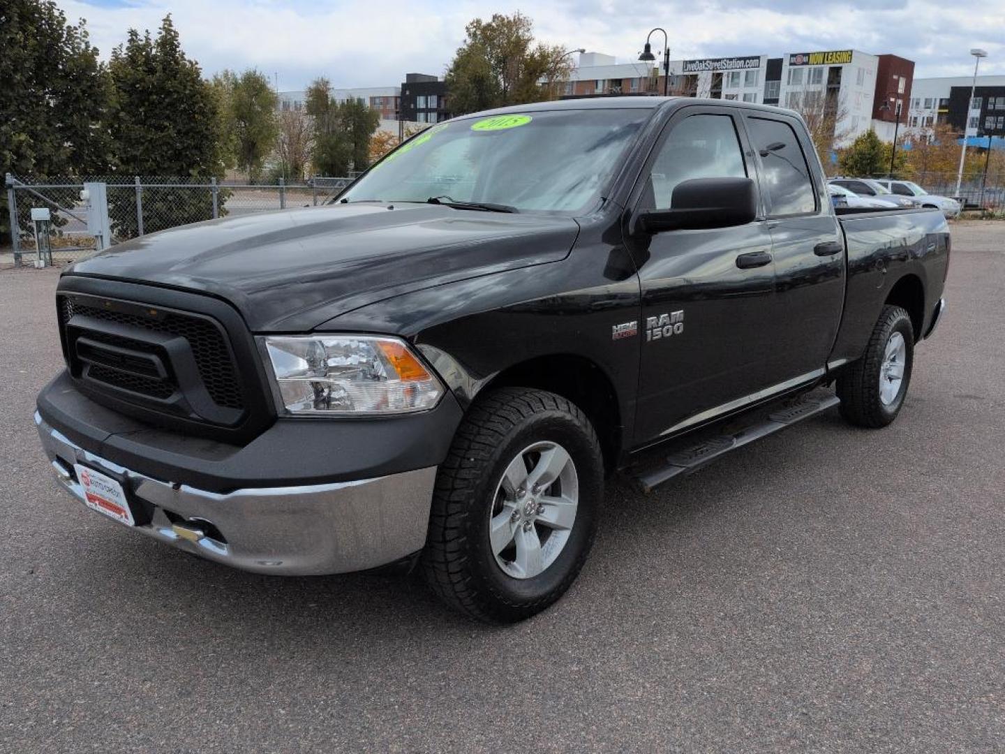 2015 BLACK Ram 1500 TRADESMAN QUAD CAB 4 (1C6RR7FT7FS) with an V8, 5.7L engine, Automatic transmission, located at 10890 W. Colfax Ave., Lakewood, CO, 80215, (303) 274-7692, 39.739914, -105.120132 - Photo#0
