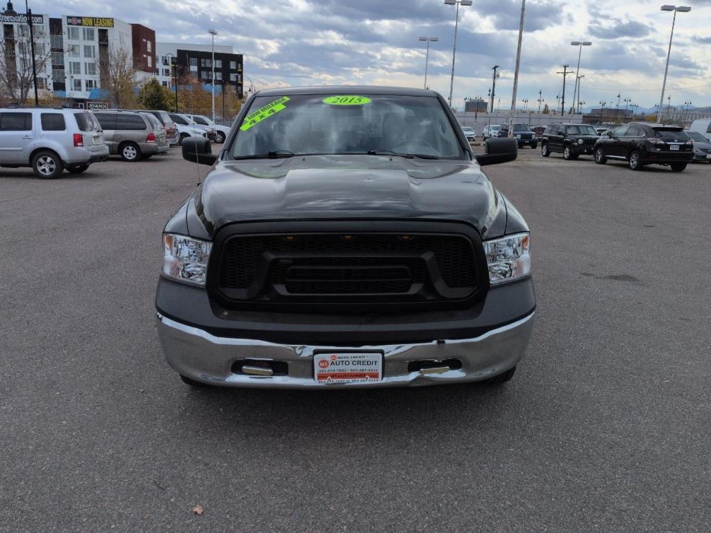 2015 BLACK Ram 1500 TRADESMAN QUAD CAB 4 (1C6RR7FT7FS) with an V8, 5.7L engine, Automatic transmission, located at 10890 W. Colfax Ave., Lakewood, CO, 80215, (303) 274-7692, 39.739914, -105.120132 - Photo#1
