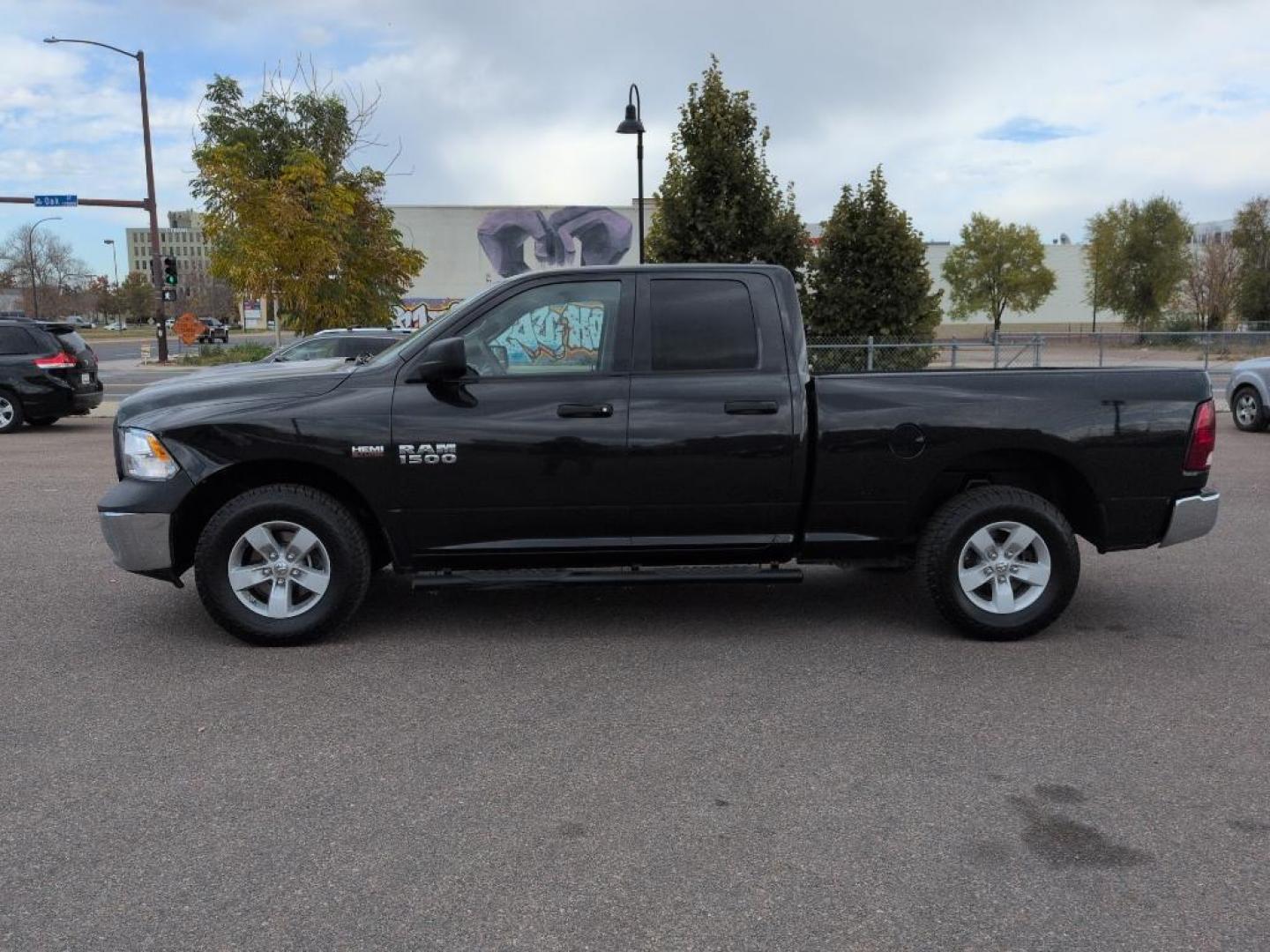 2015 BLACK Ram 1500 TRADESMAN QUAD CAB 4 (1C6RR7FT7FS) with an V8, 5.7L engine, Automatic transmission, located at 10890 W. Colfax Ave., Lakewood, CO, 80215, (303) 274-7692, 39.739914, -105.120132 - Photo#7
