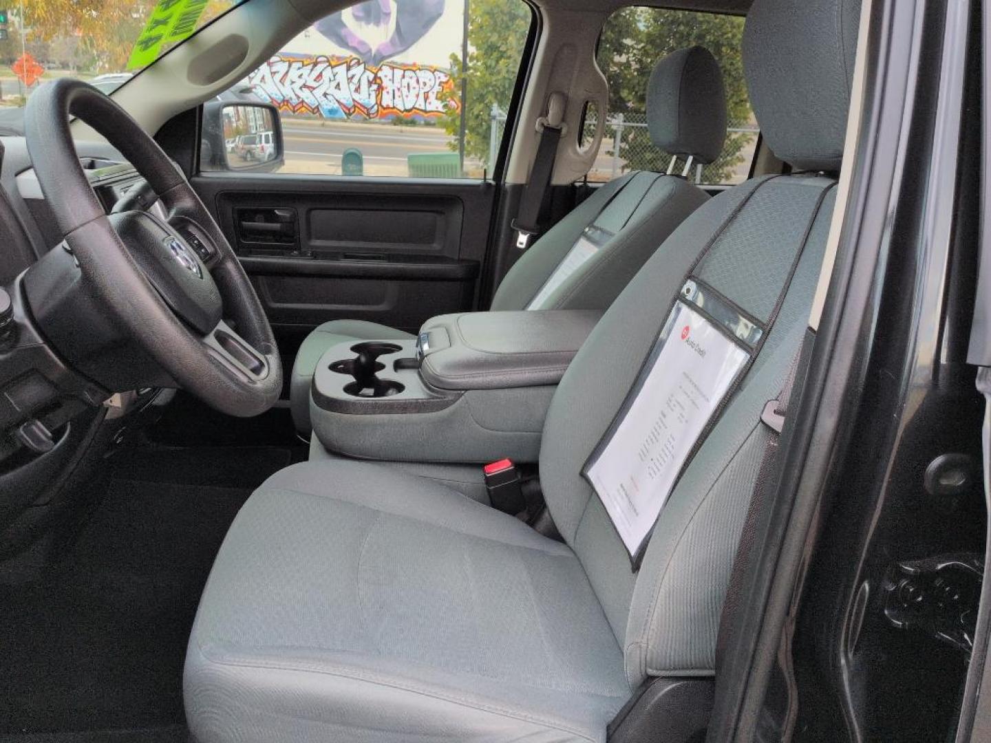 2015 BLACK Ram 1500 TRADESMAN QUAD CAB 4 (1C6RR7FT7FS) with an V8, 5.7L engine, Automatic transmission, located at 10890 W. Colfax Ave., Lakewood, CO, 80215, (303) 274-7692, 39.739914, -105.120132 - Photo#9